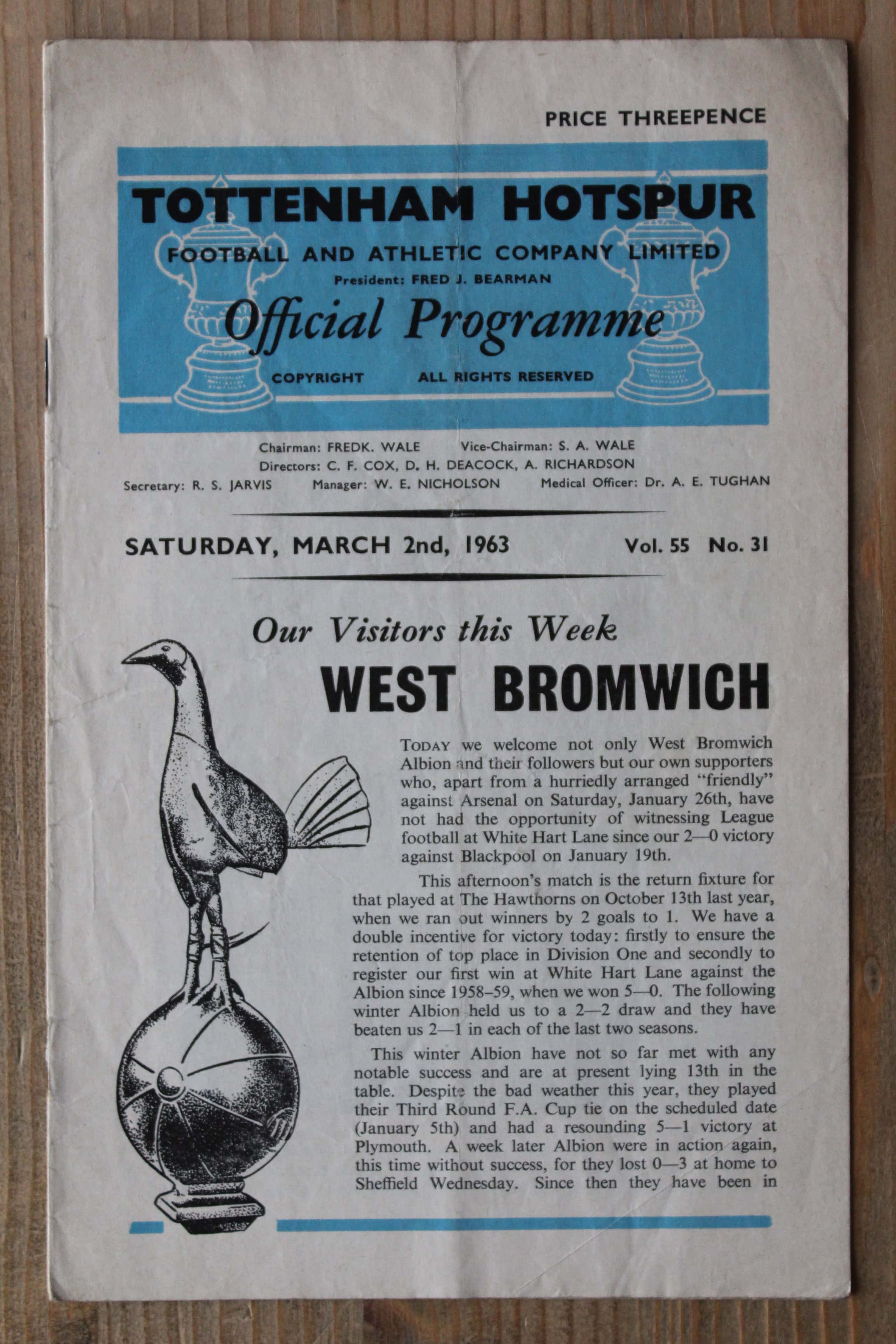 Tottenham Hotspur FC v West Bromwich Albion FC 