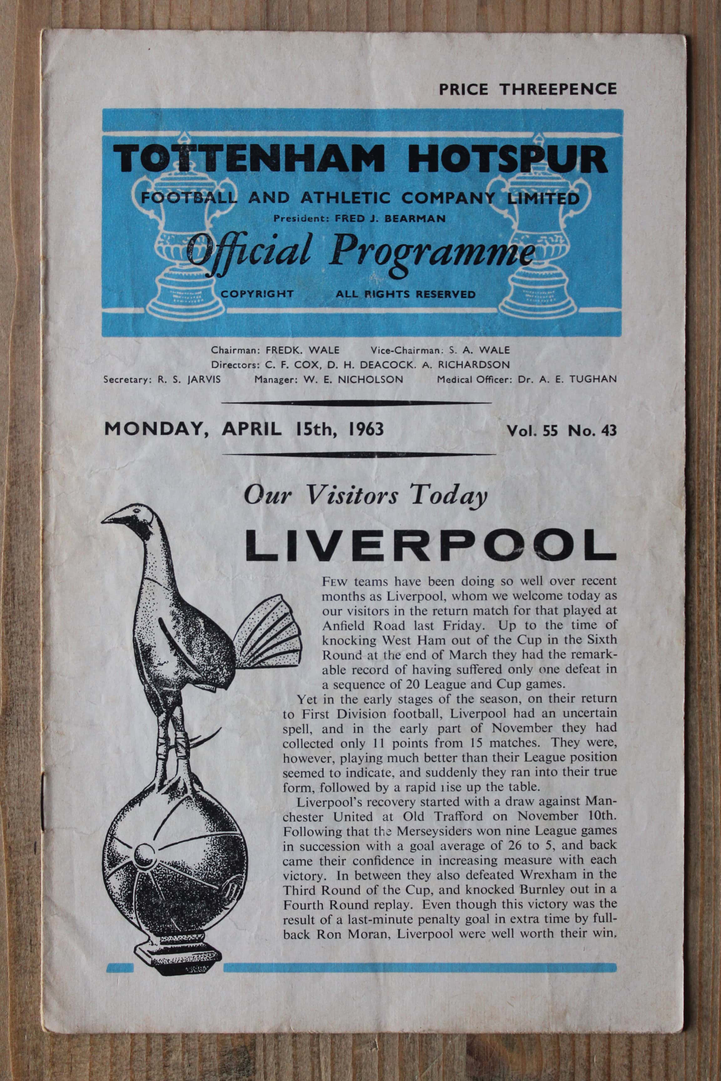 Tottenham Hotspur FC v Liverpool FC