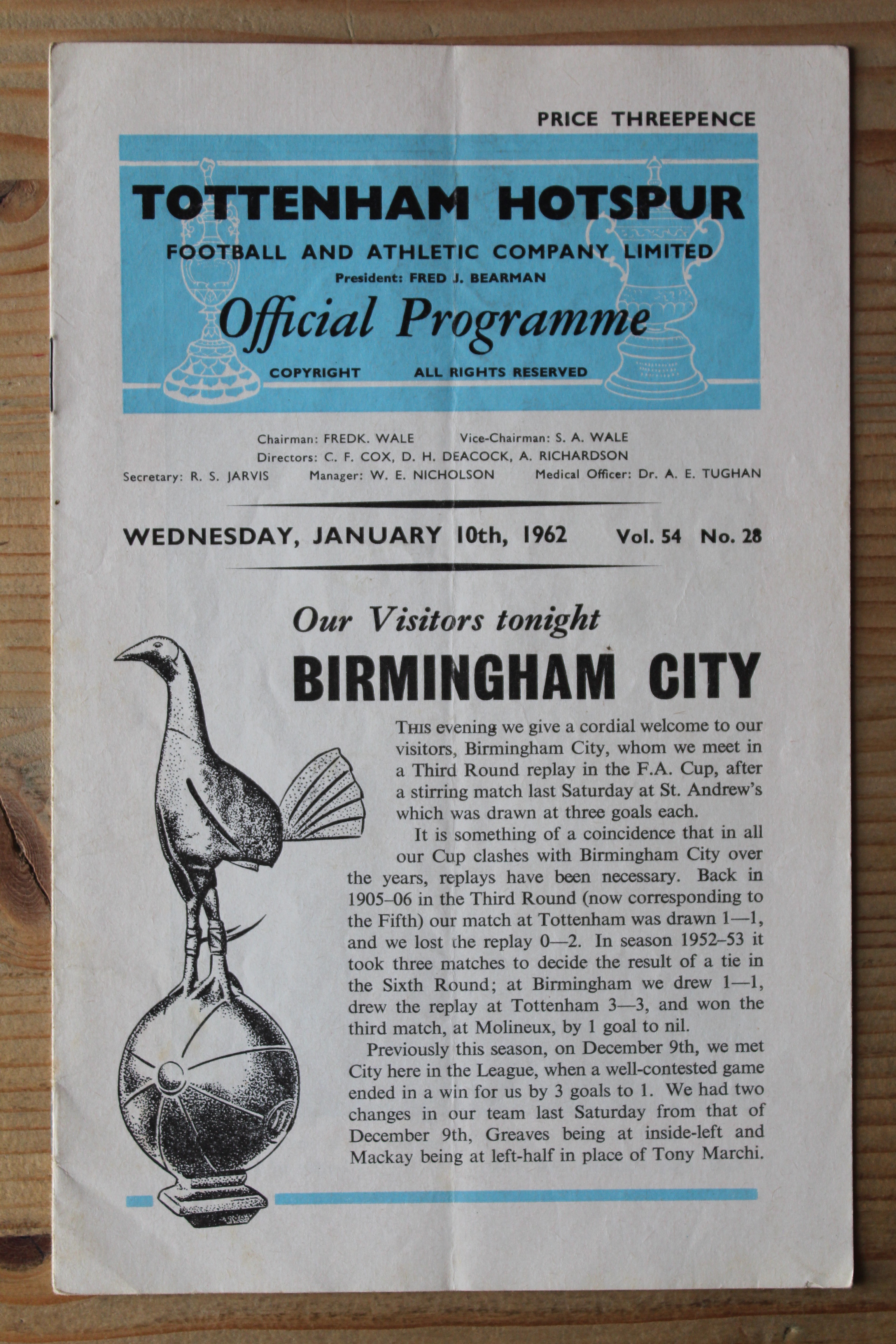 Tottenham Hotspur FC v Sheffield Wednesday FC 