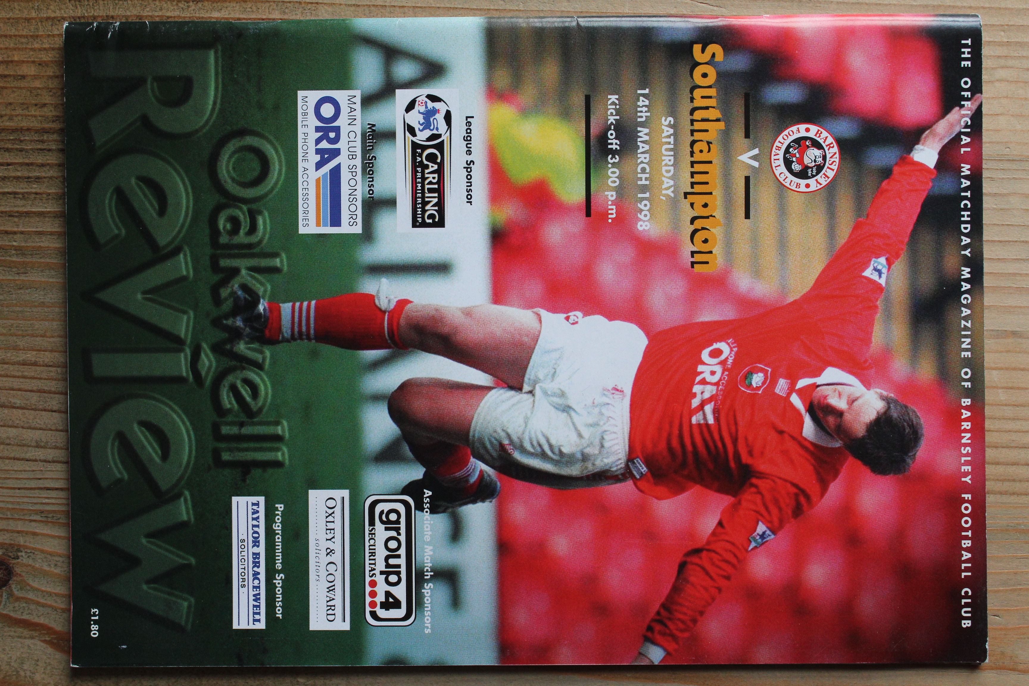 Barnsley FC v Southampton FC