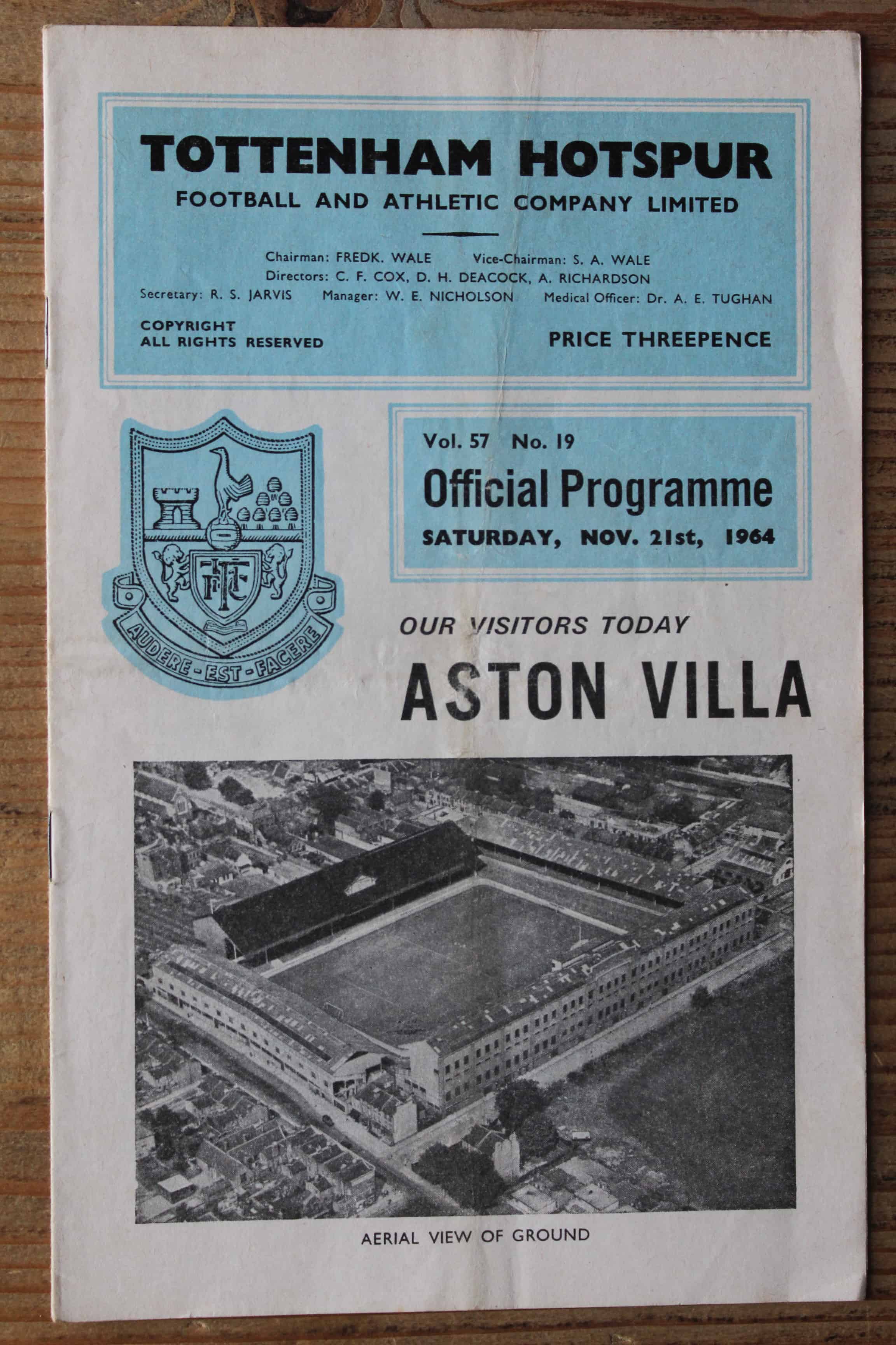Tottenham Hotspur FC v Aston Villa FC