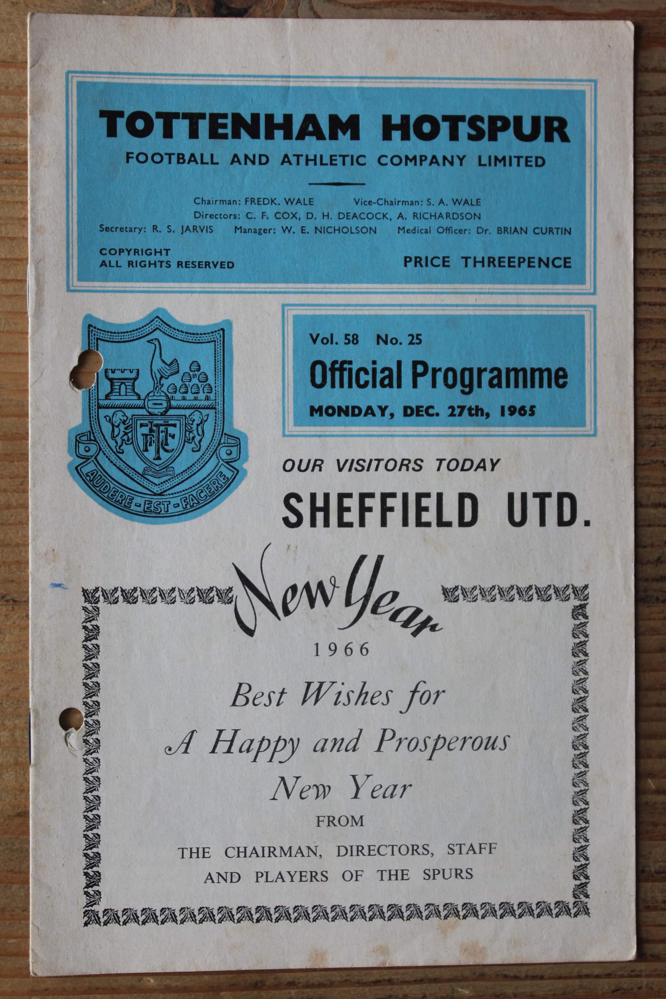 Tottenham Hotspur FC v Sheffield United FC