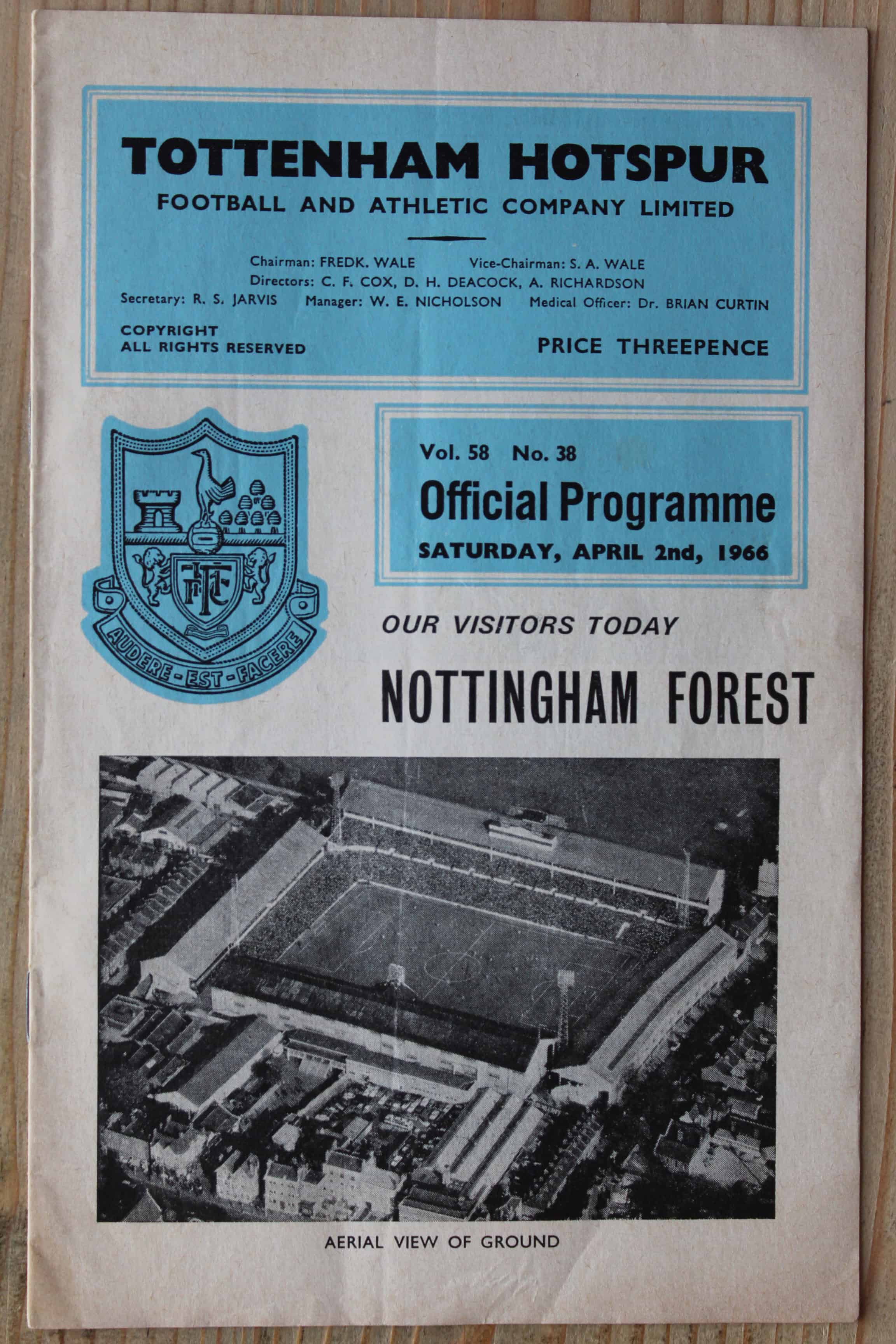 Tottenham Hotspur FC v Nottingham Forest FC