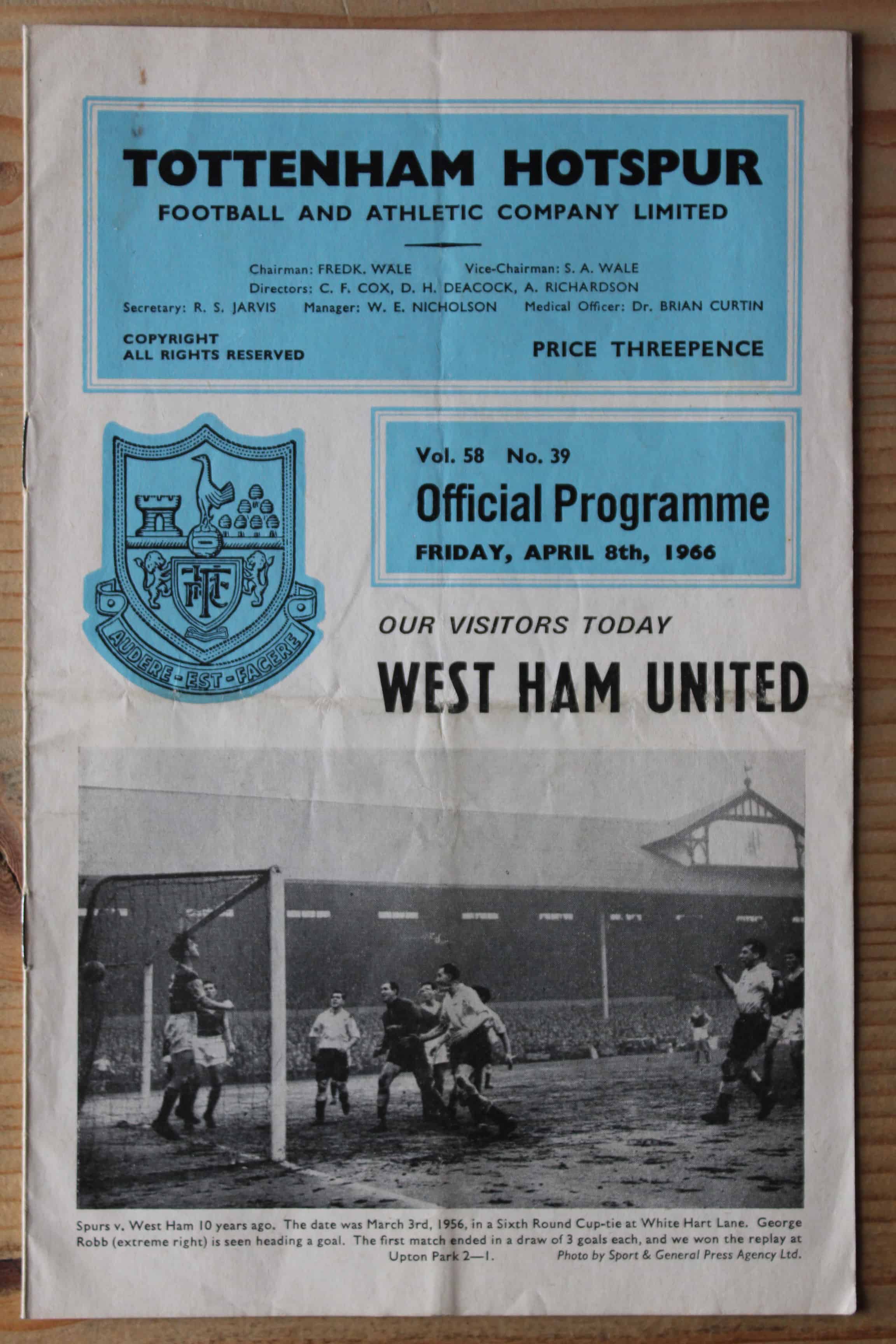 Tottenham Hotspur FC v West Ham United FC