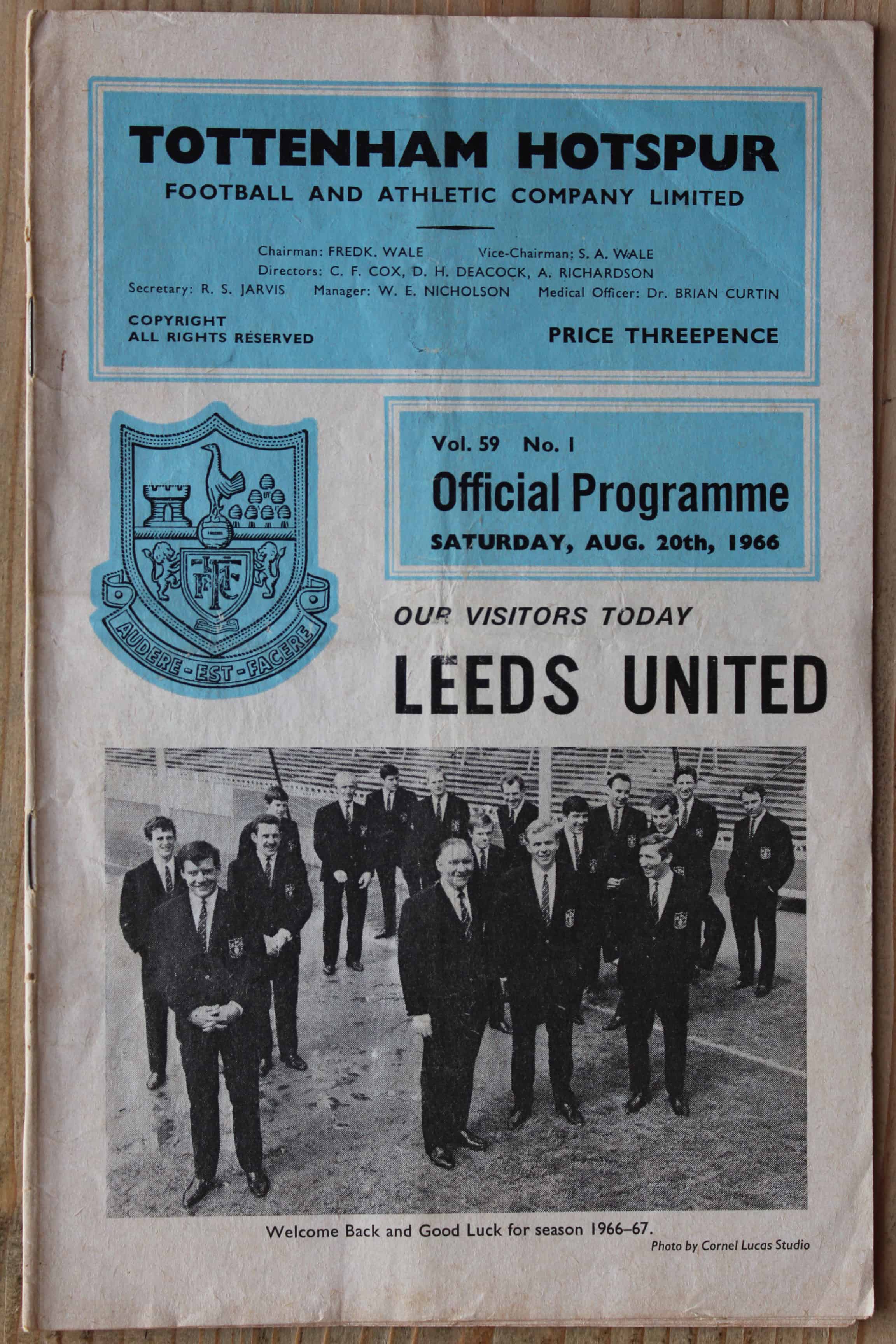 Tottenham Hotspur FC v Leeds United FC