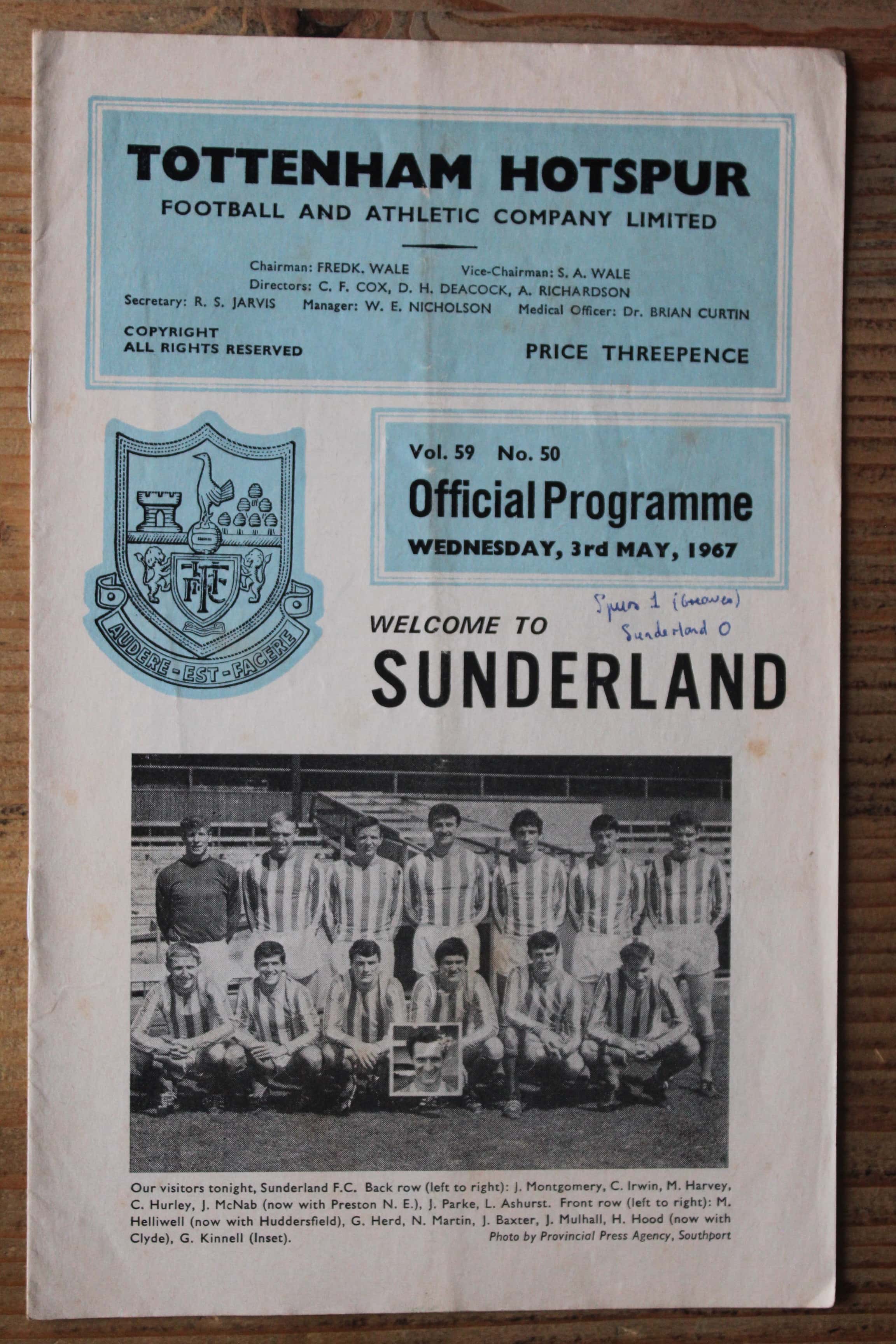 Tottenham Hotspur FC v Sunderland FC
