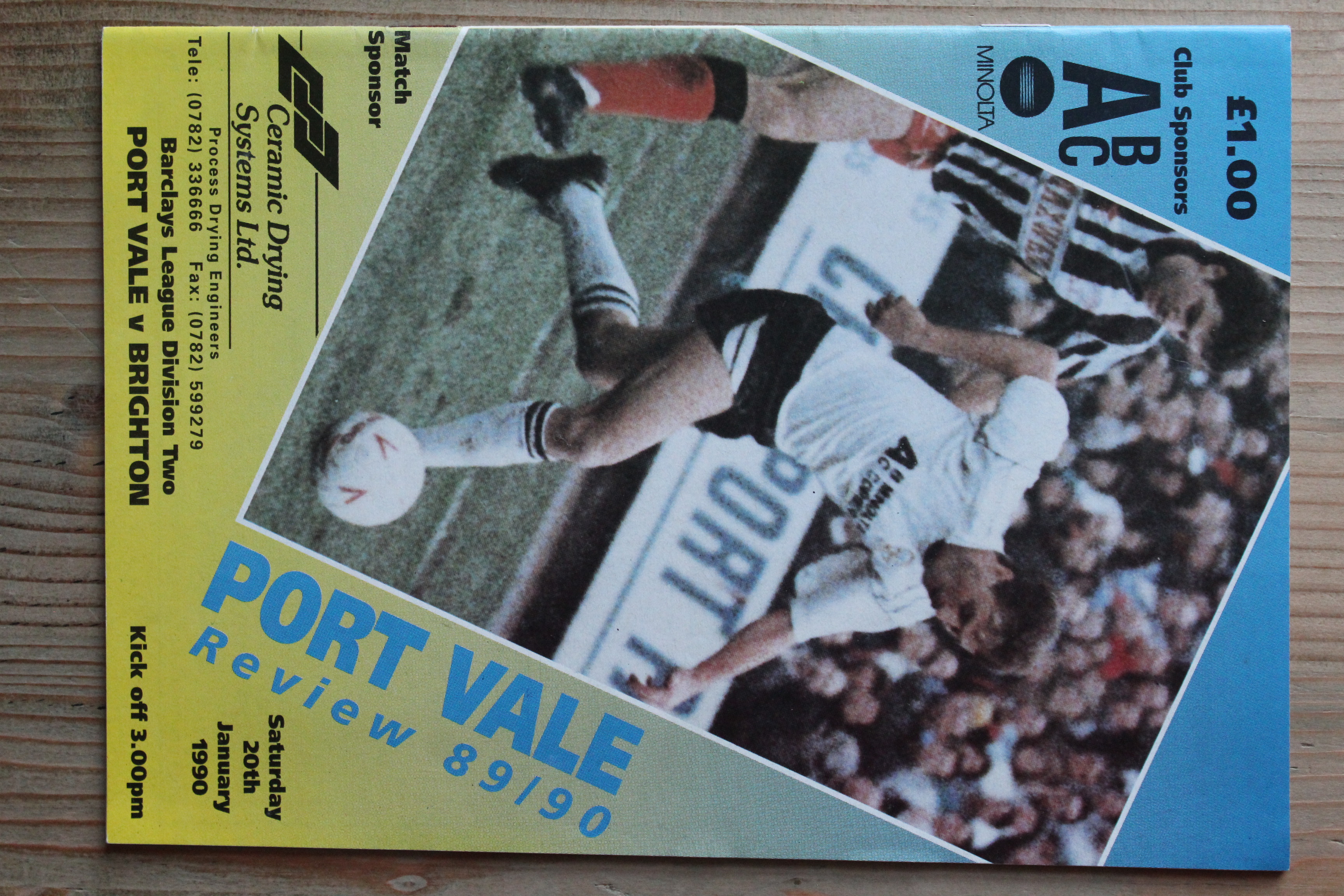 Port Vale FC v Brighton & Hove Albion FC