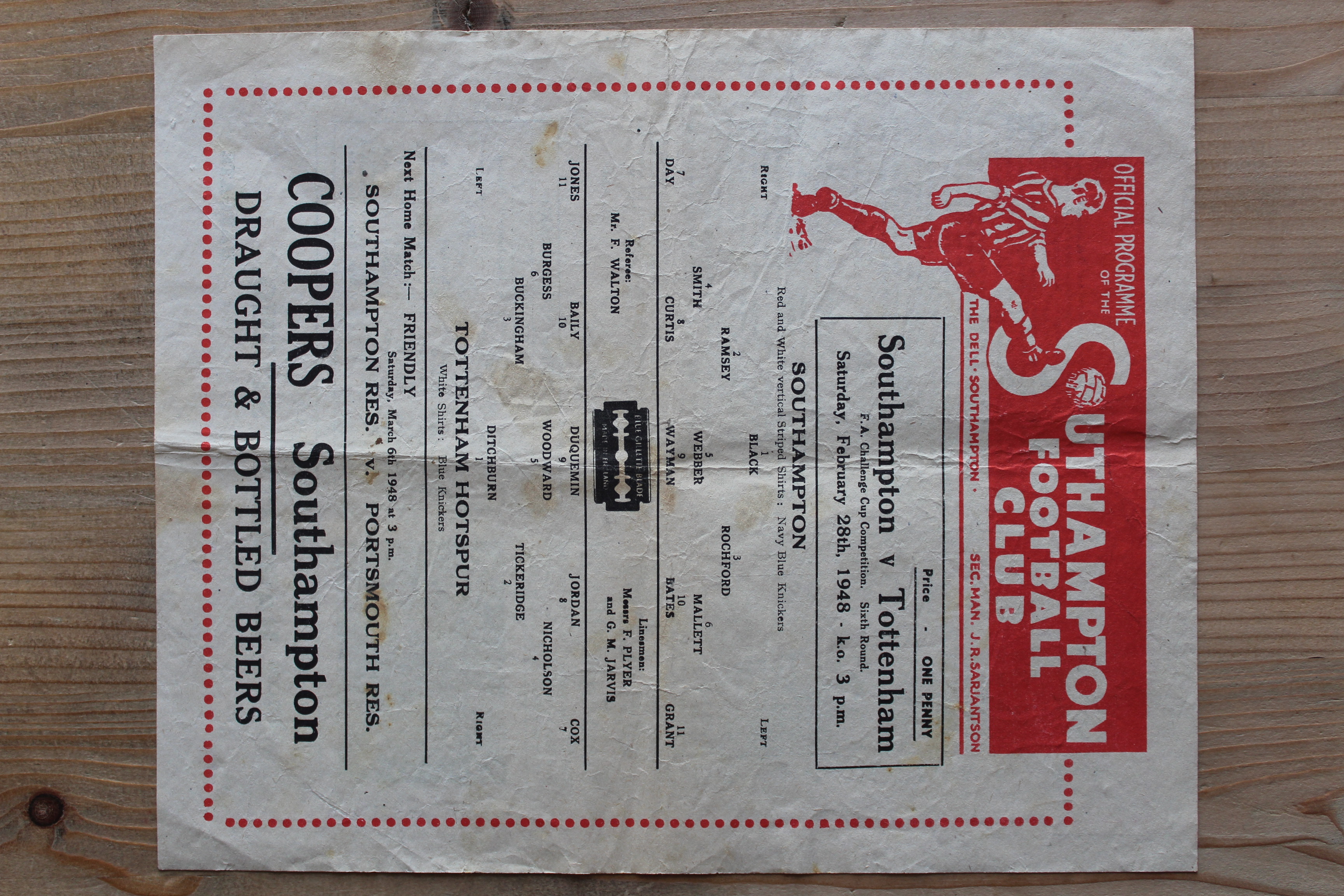 Southampton FC v Tottenham Hotspur FC