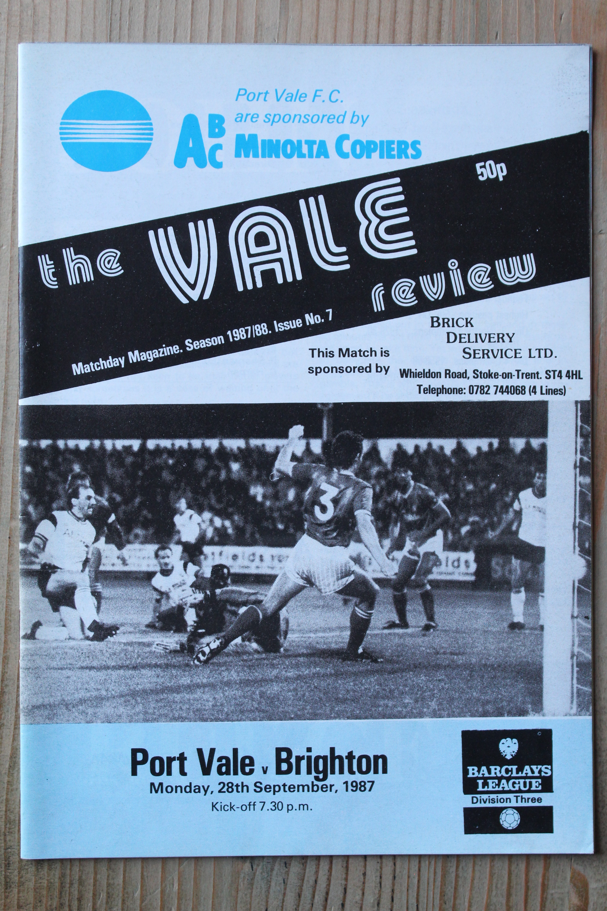 Port Vale FC v Brighton & Hove Albion FC