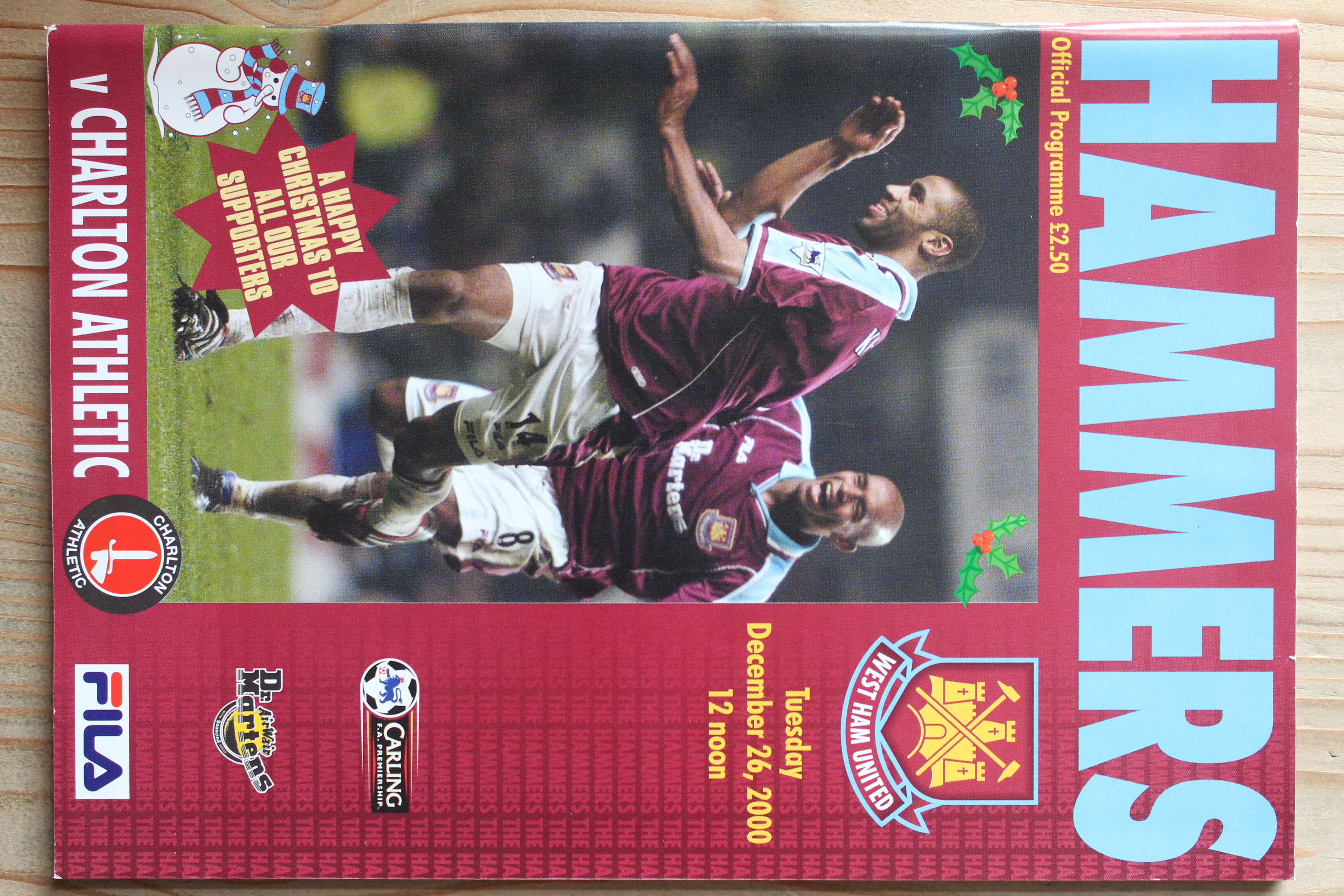 West Ham United FC v Charlton Athletic FC