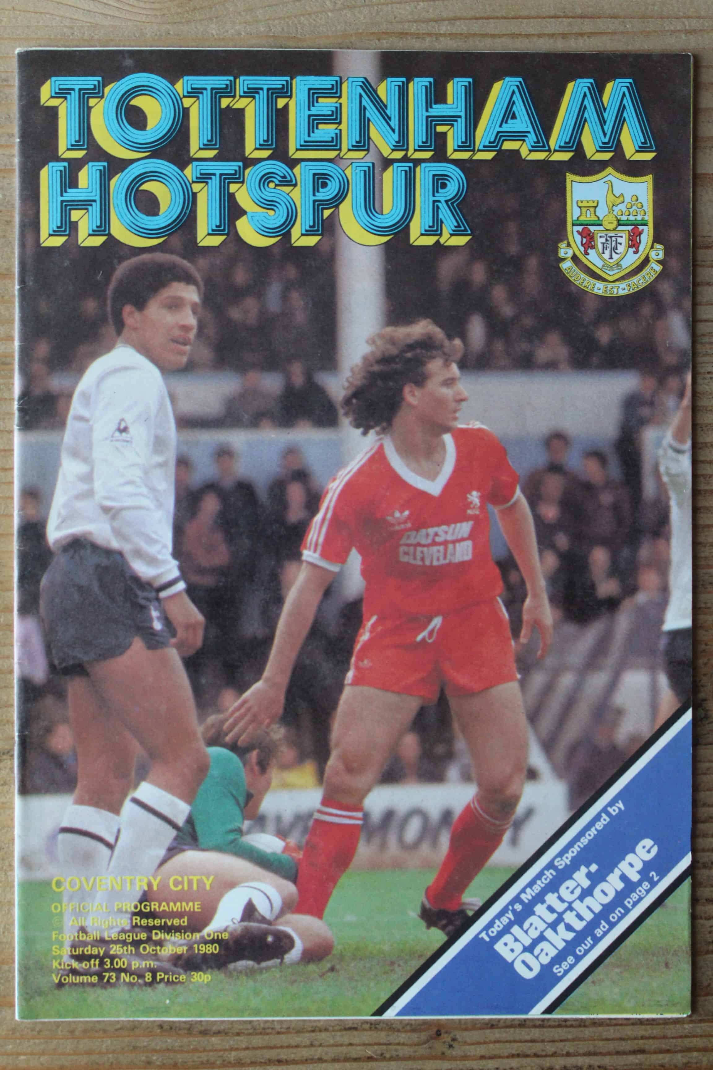 Tottenham Hotspur FC v Coventry City FC