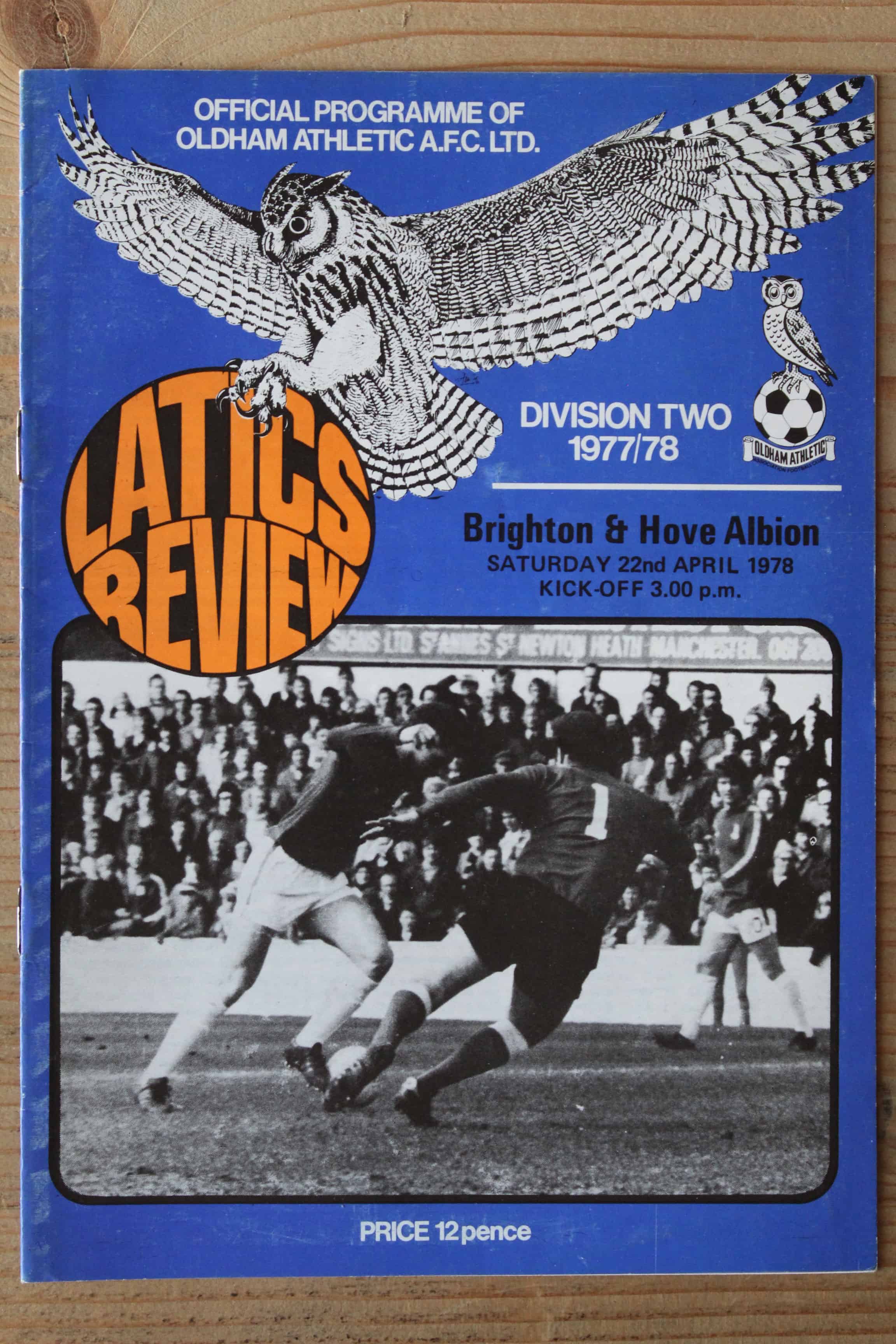 Oldham Athletic FC v Brighton & Hove Albion FC