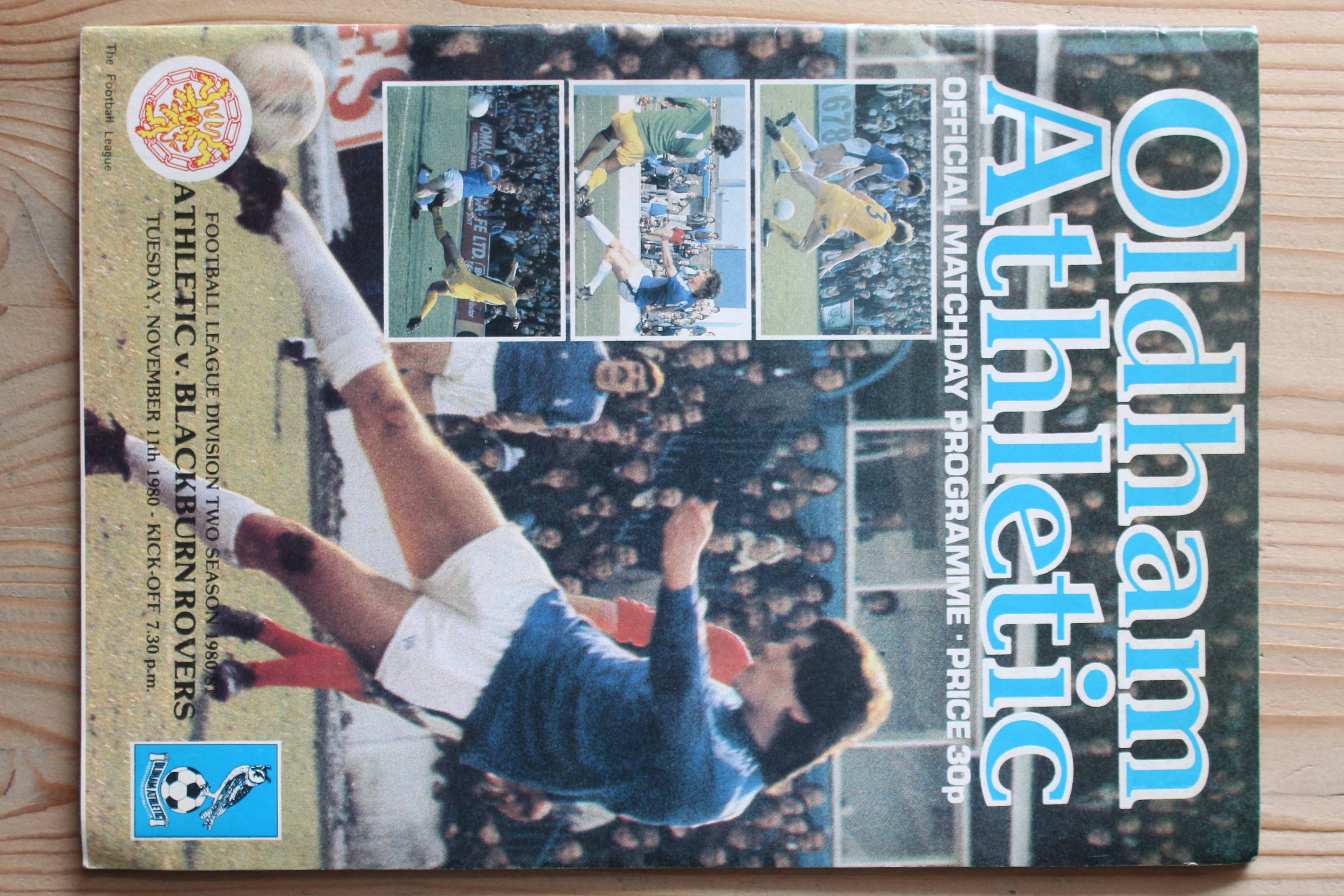 Oldham Athletic FC v Blackburn Rovers FC