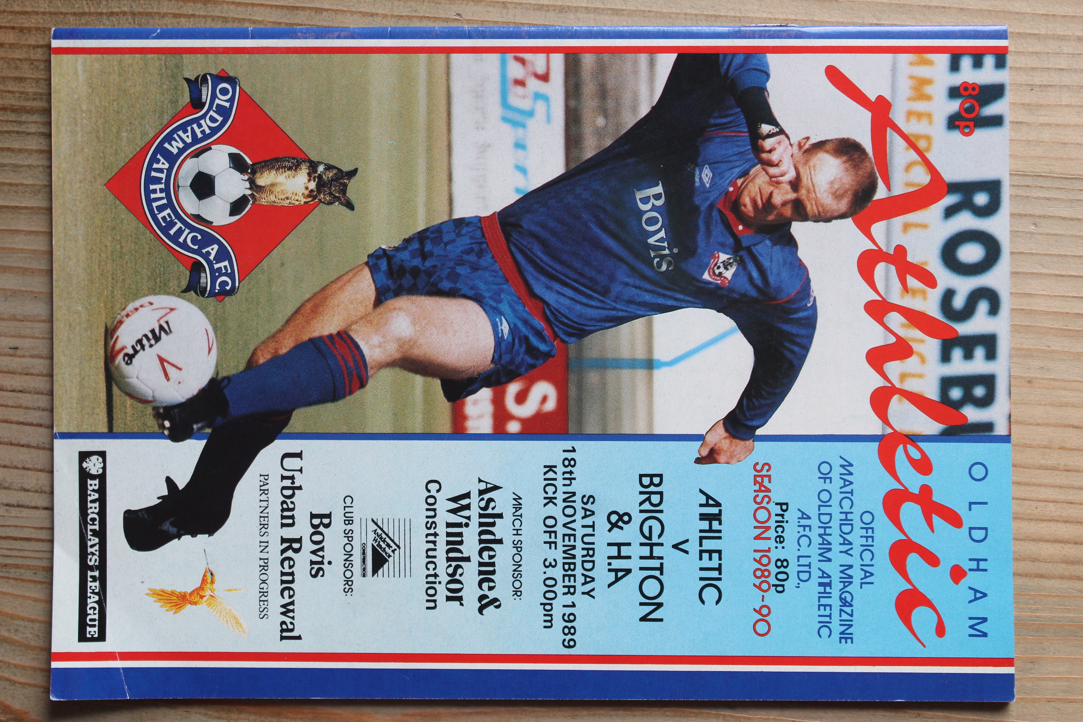 Oldham Athletic FC v Brighton & Hove Albion FC