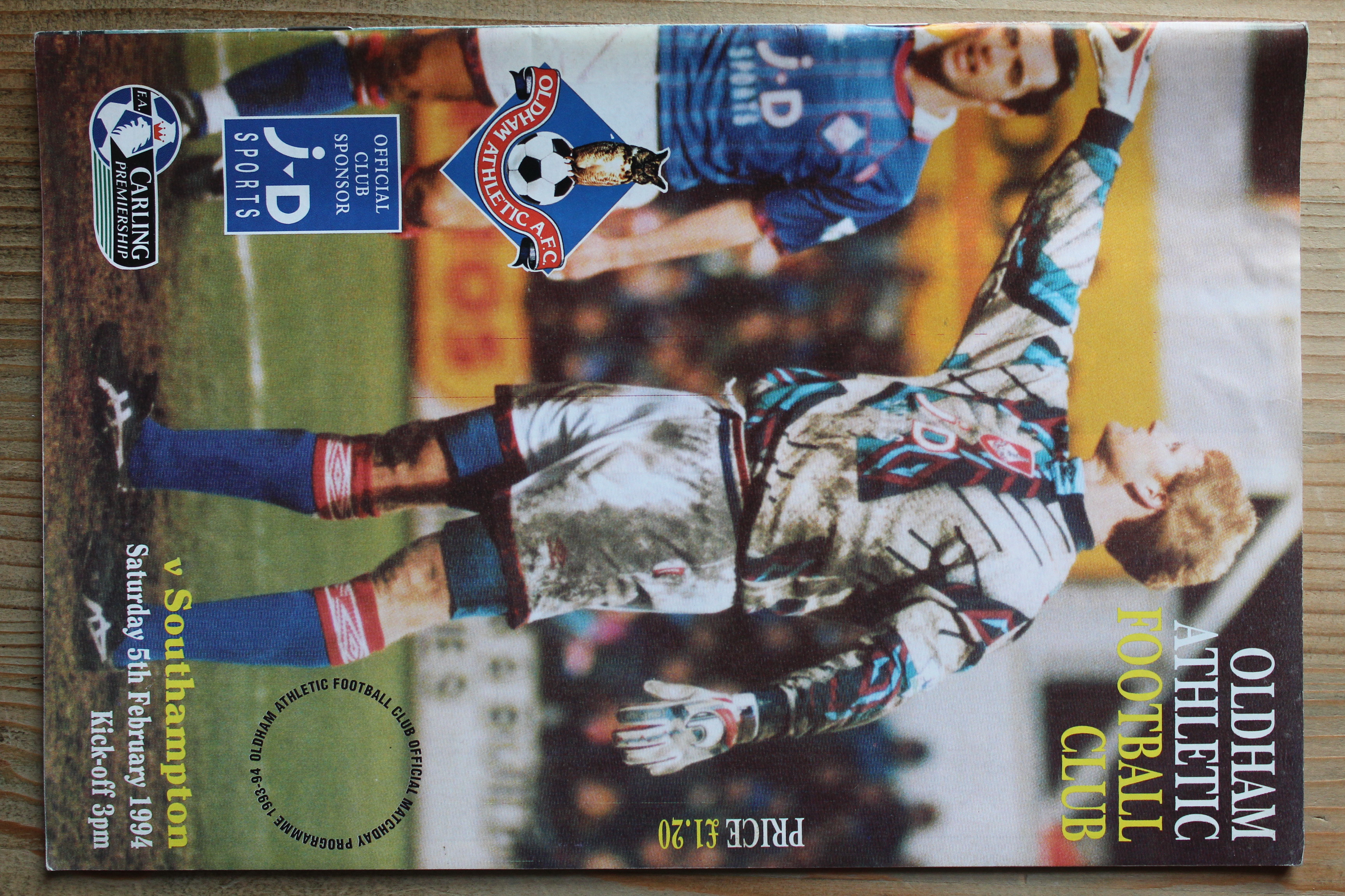 Oldham Athletic FC v Southampton FC