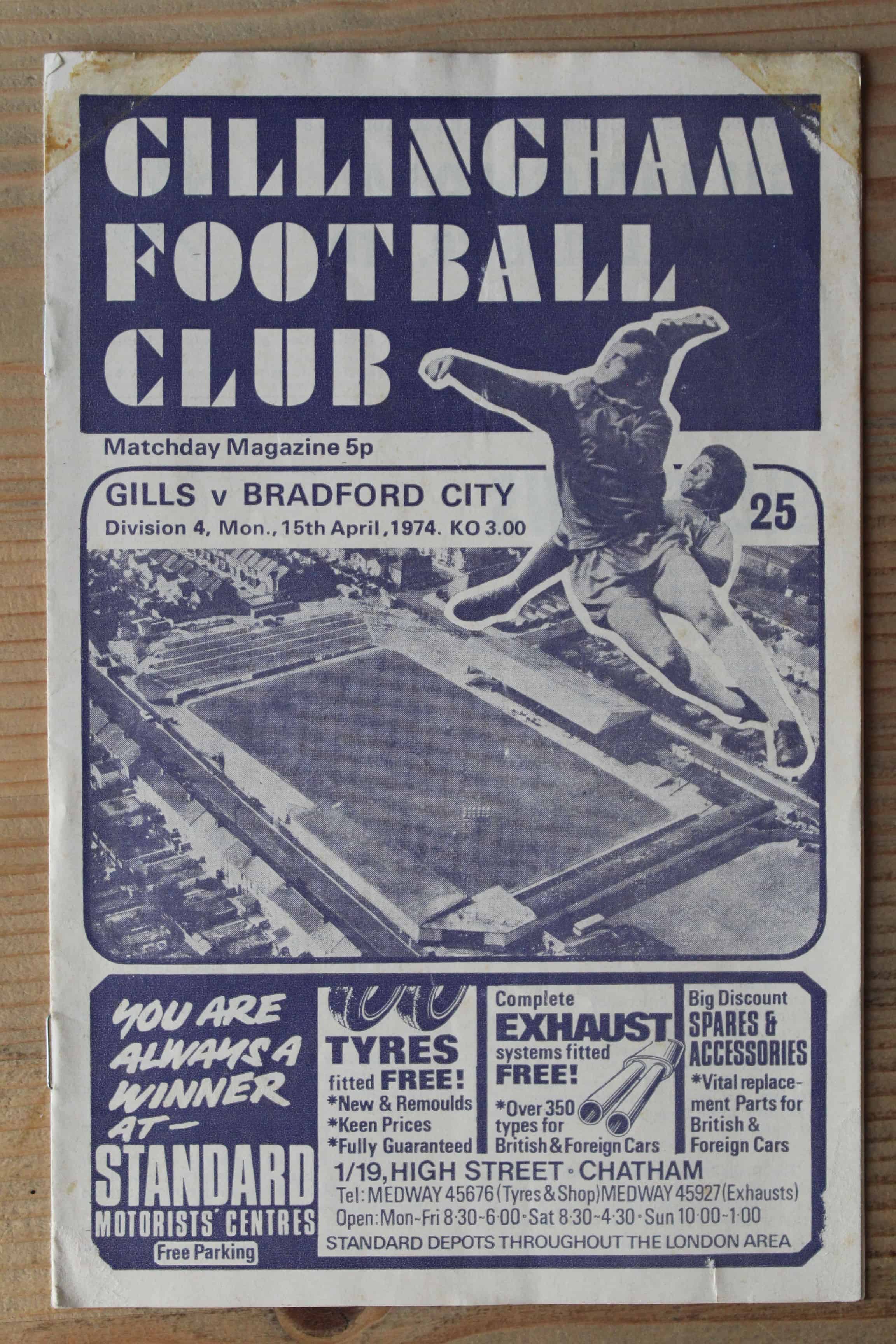 Gillingham FC v Bradford City FC