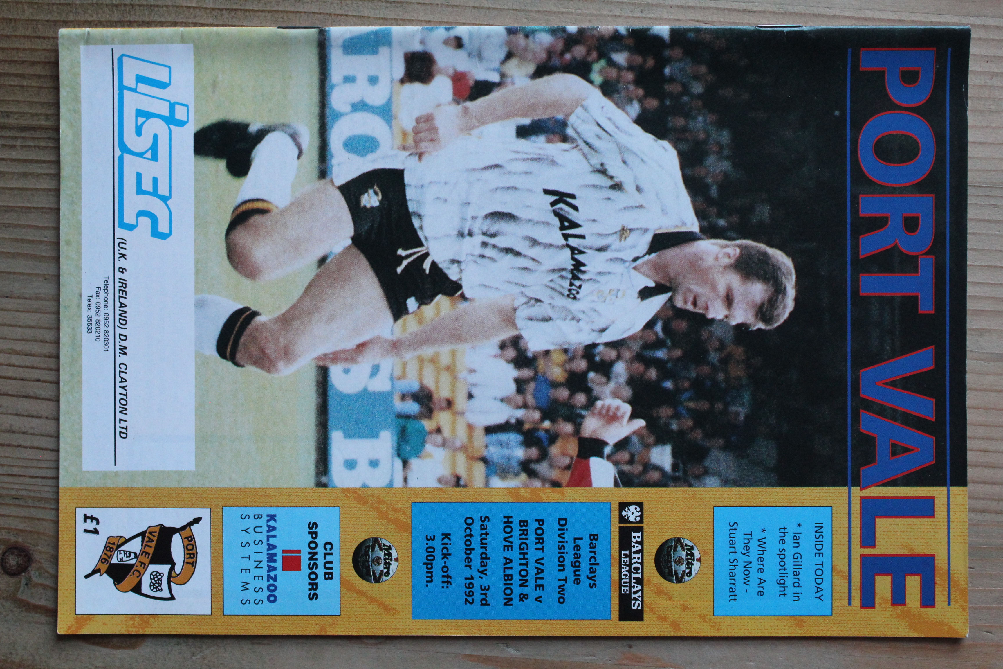 Port Vale FC v Brighton & Hove Albion FC