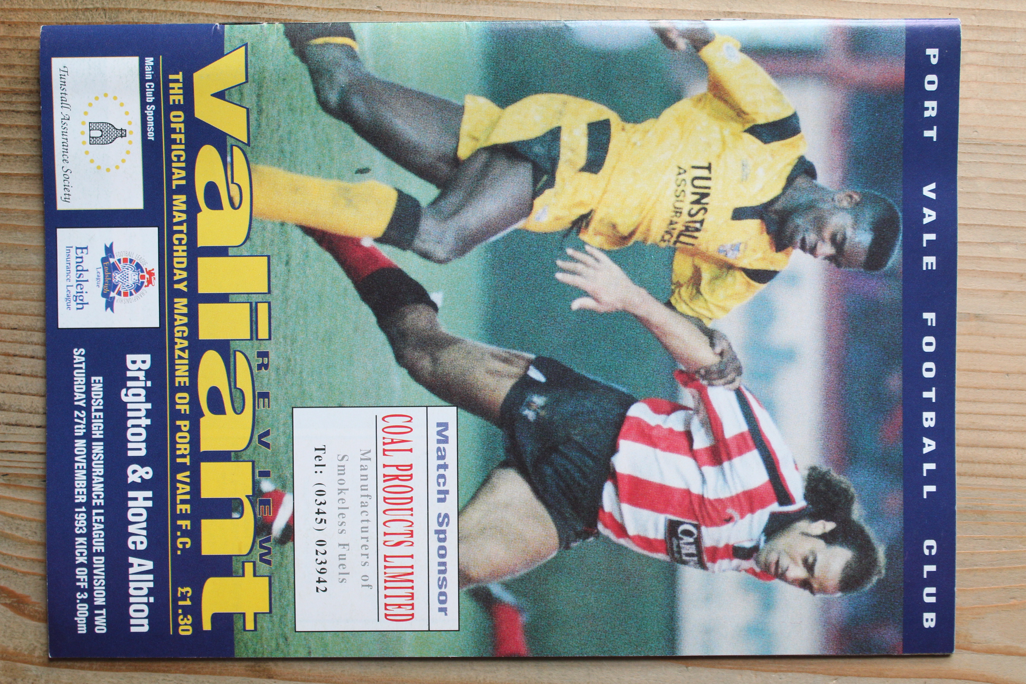 Port Vale FC v Brighton & Hove Albion FC