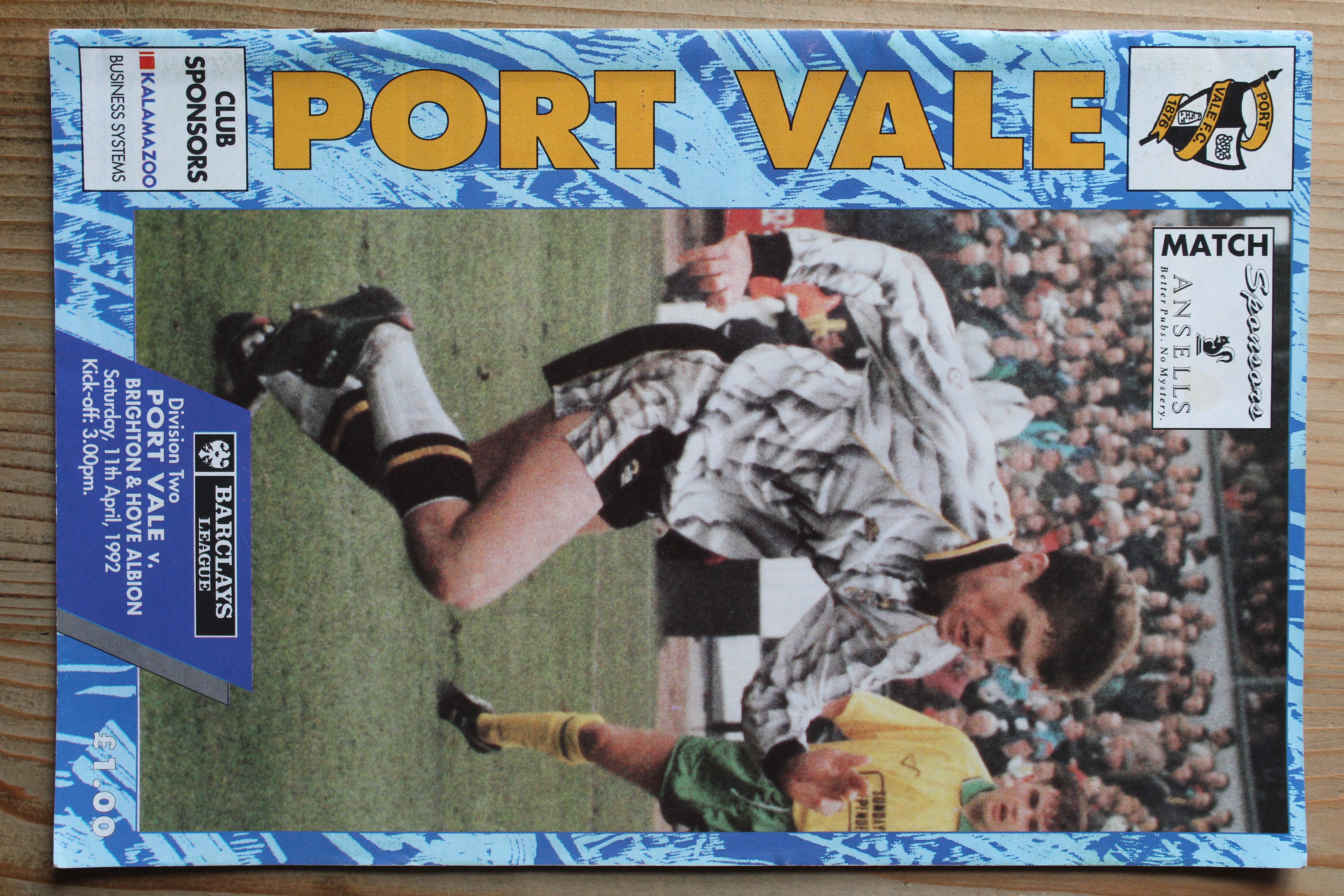 Port Vale FC v Brighton & Hove Albion FC