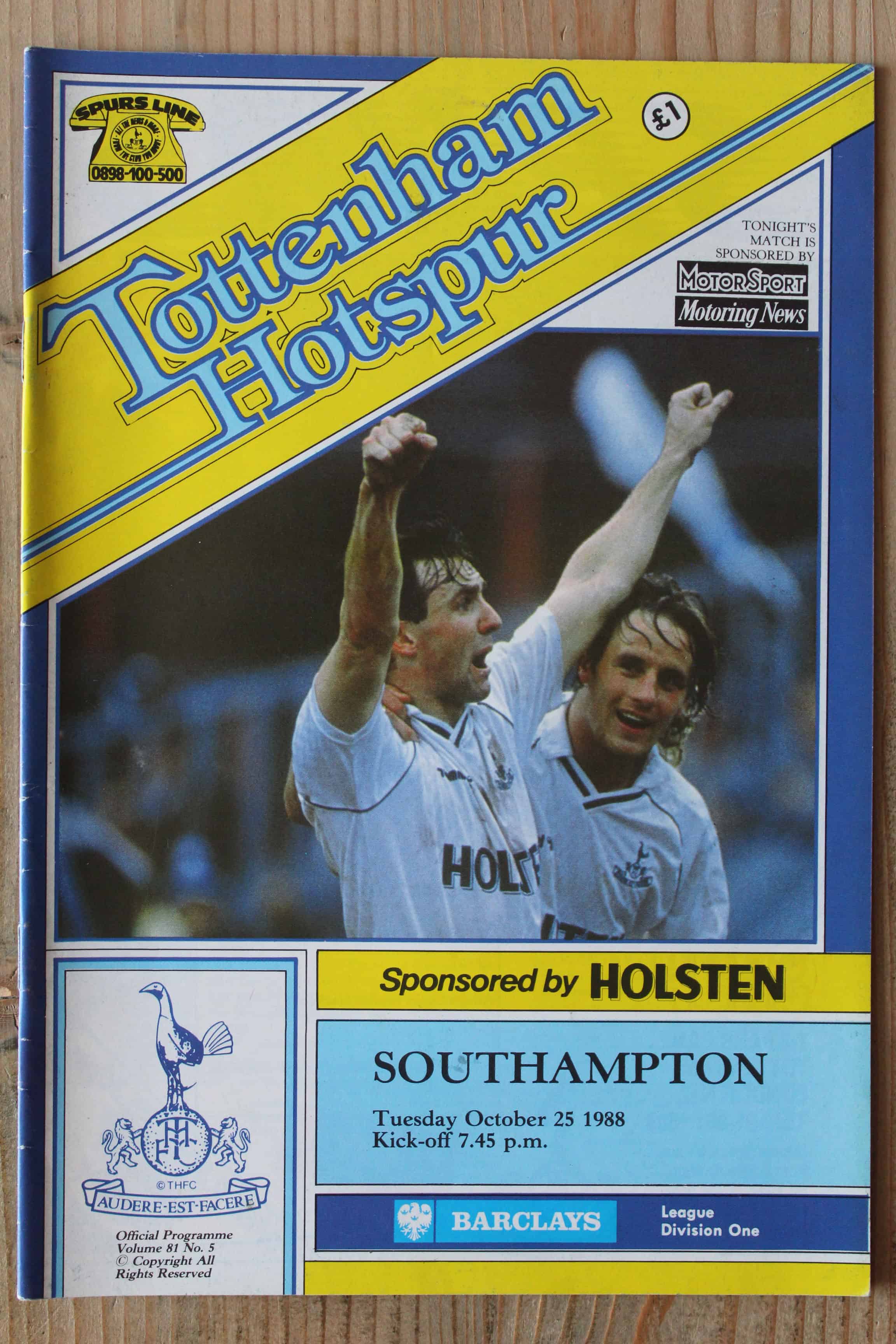 Tottenham Hotspur FC v Southampton FC