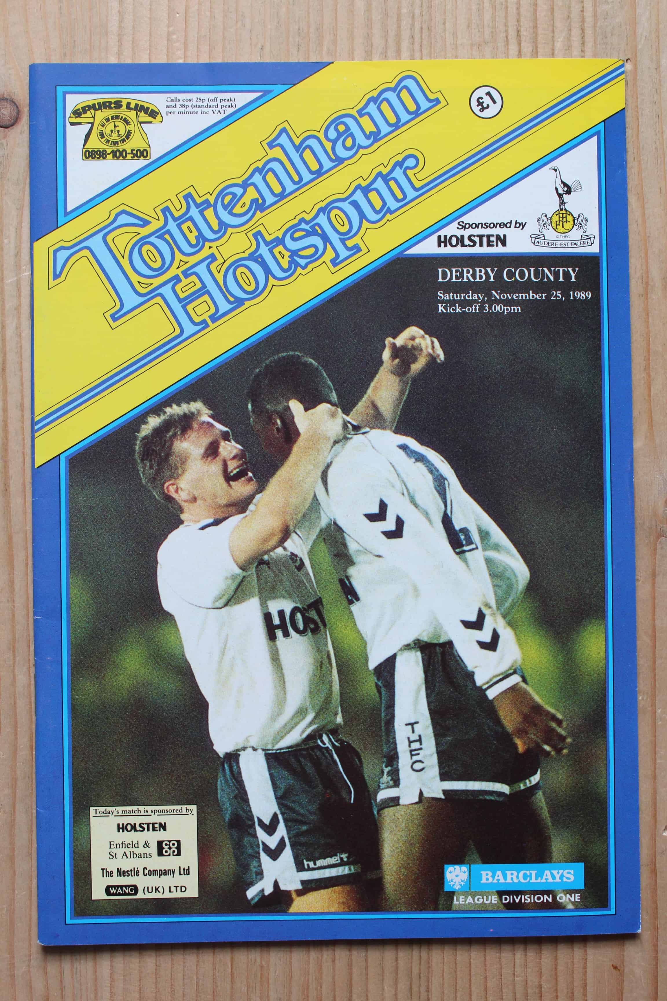 Tottenham Hotspur FC v Derby County FC