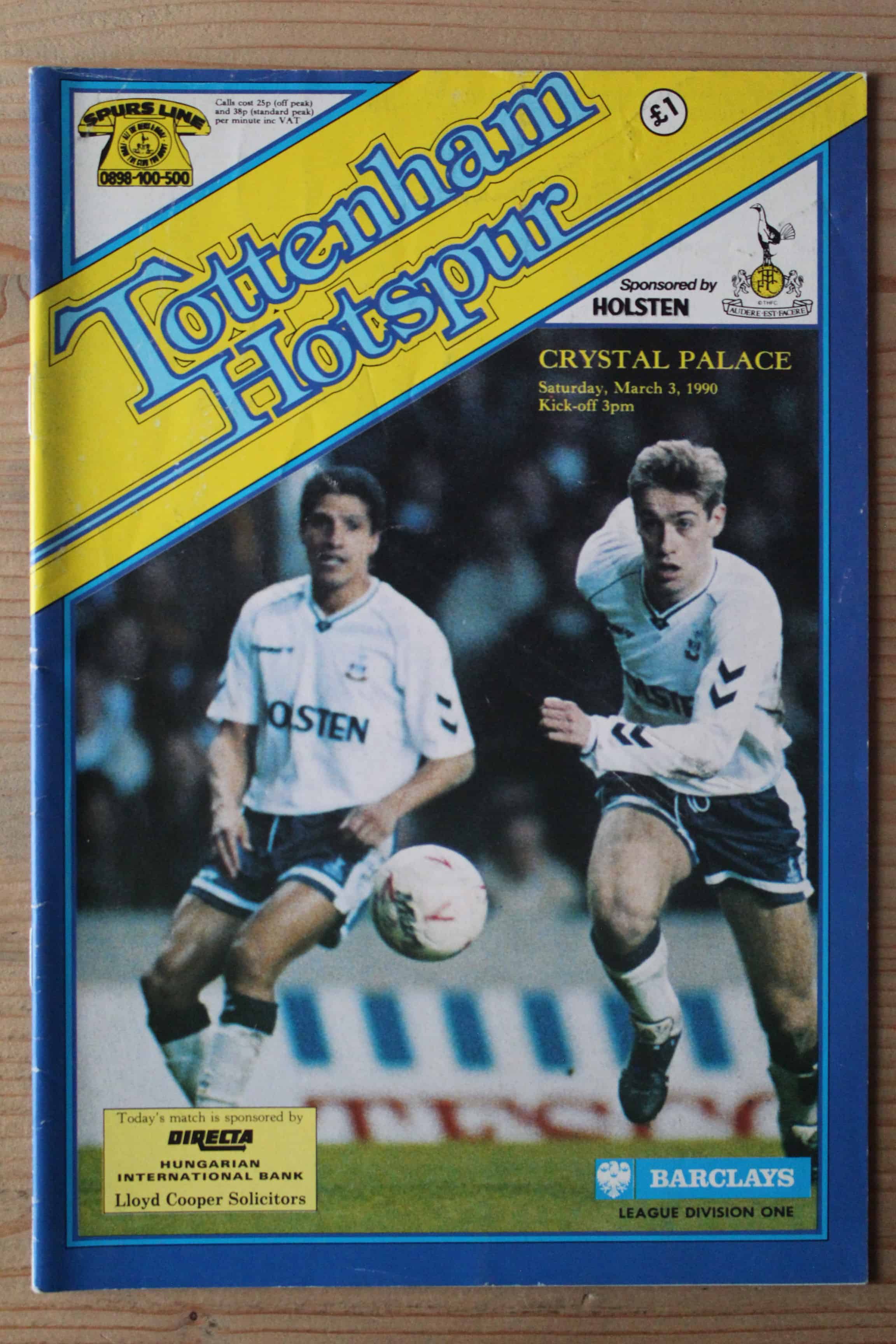Tottenham Hotspur FC v Crystal Palace FC