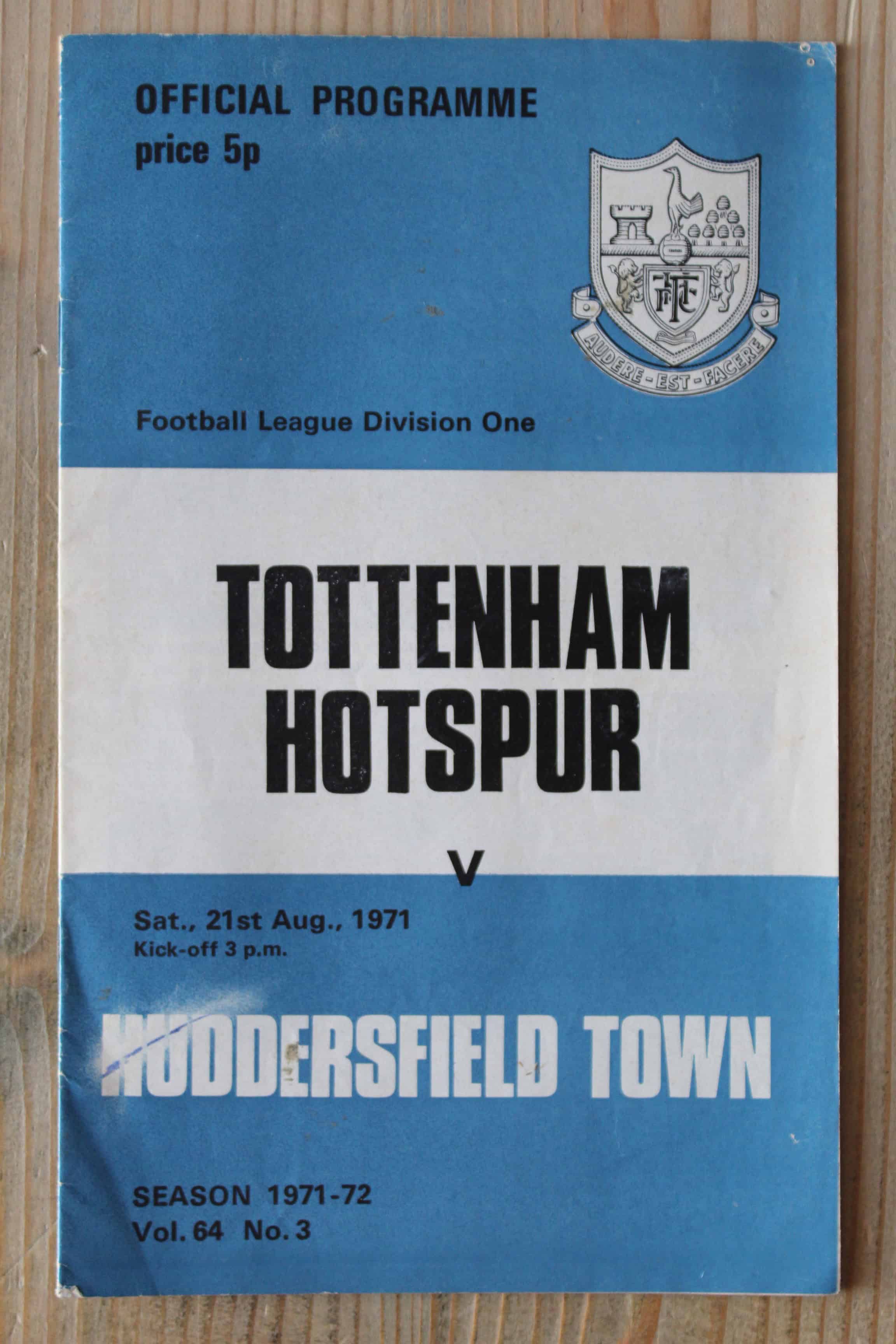 Tottenham Hotspur FC v Huddersfield Town FC