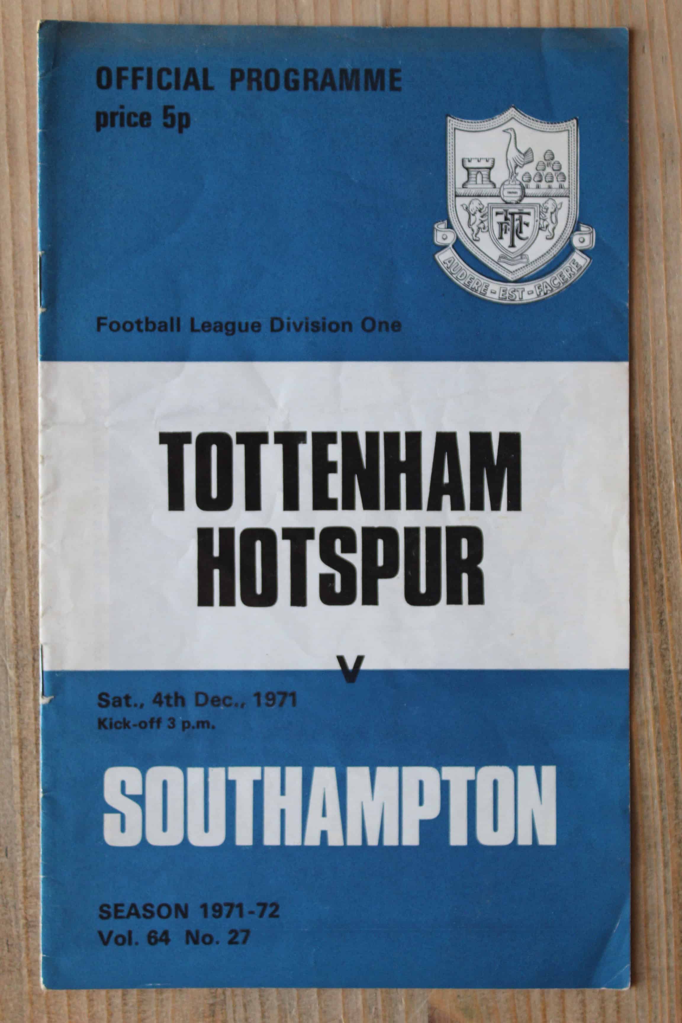 Tottenham Hotspur FC v Southampton FC