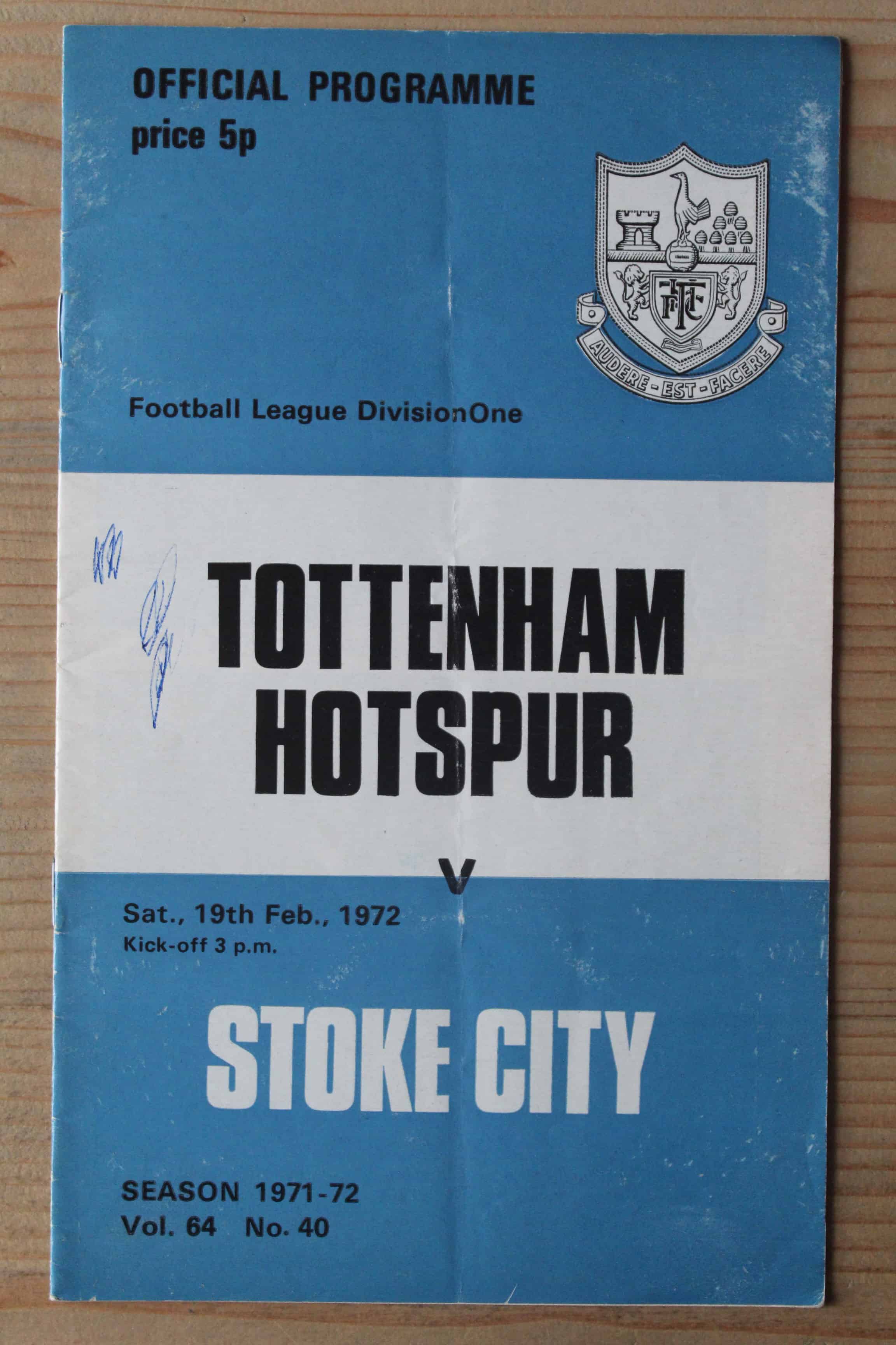 Tottenham Hotspur FC v Stoke City FC