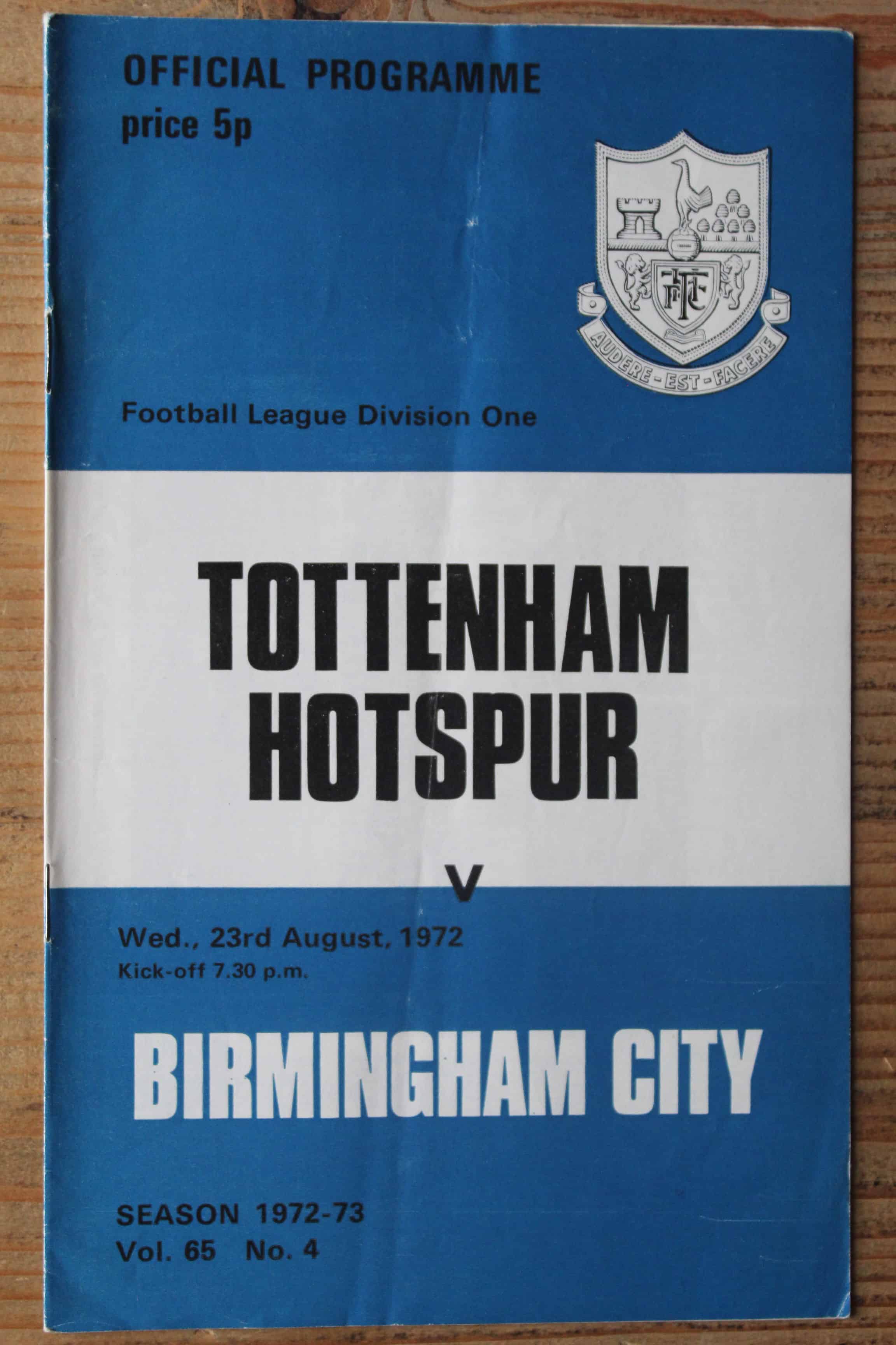 Tottenham Hotspur FC v Birmingham City FC