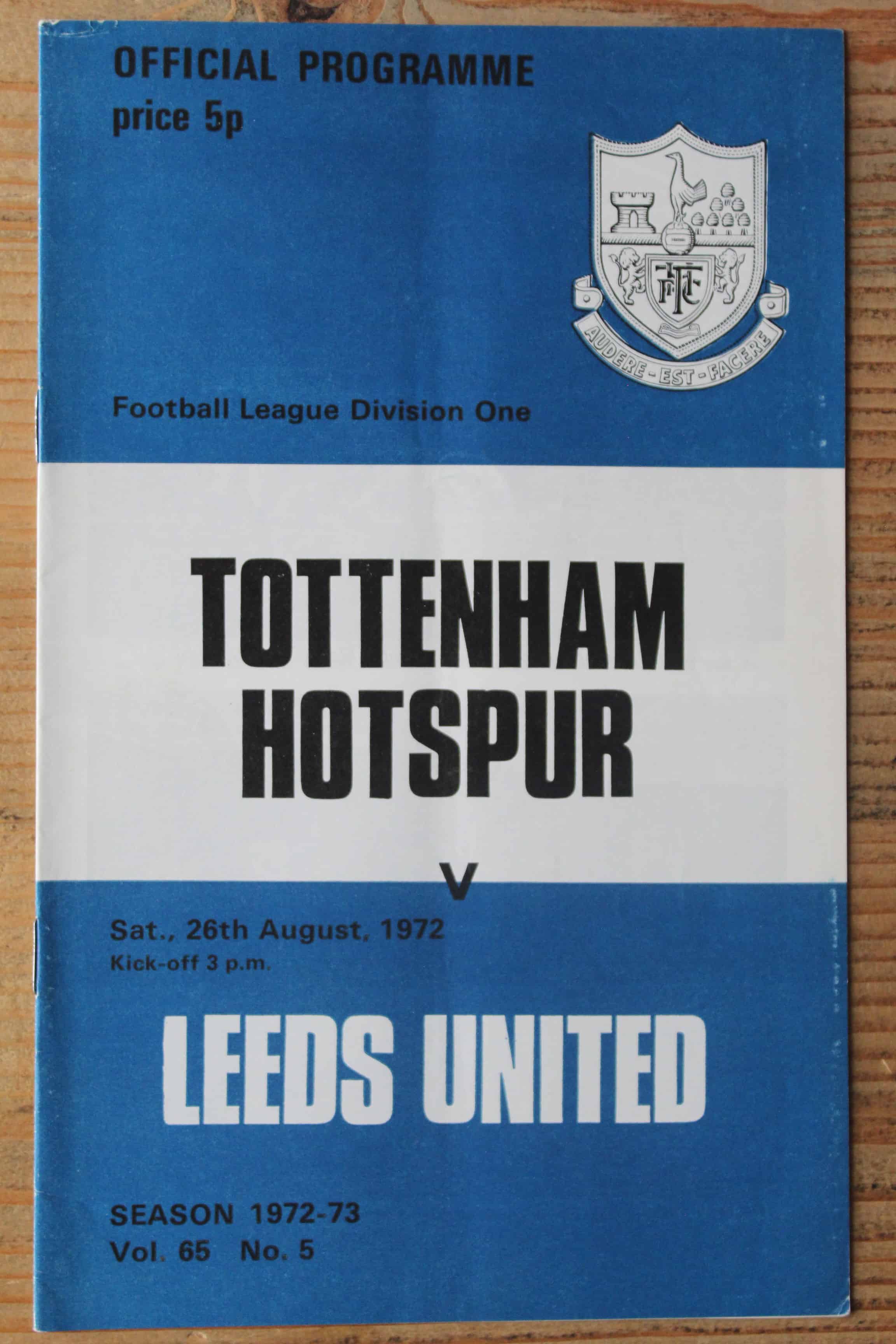 Tottenham Hotspur FC v Leeds United FC