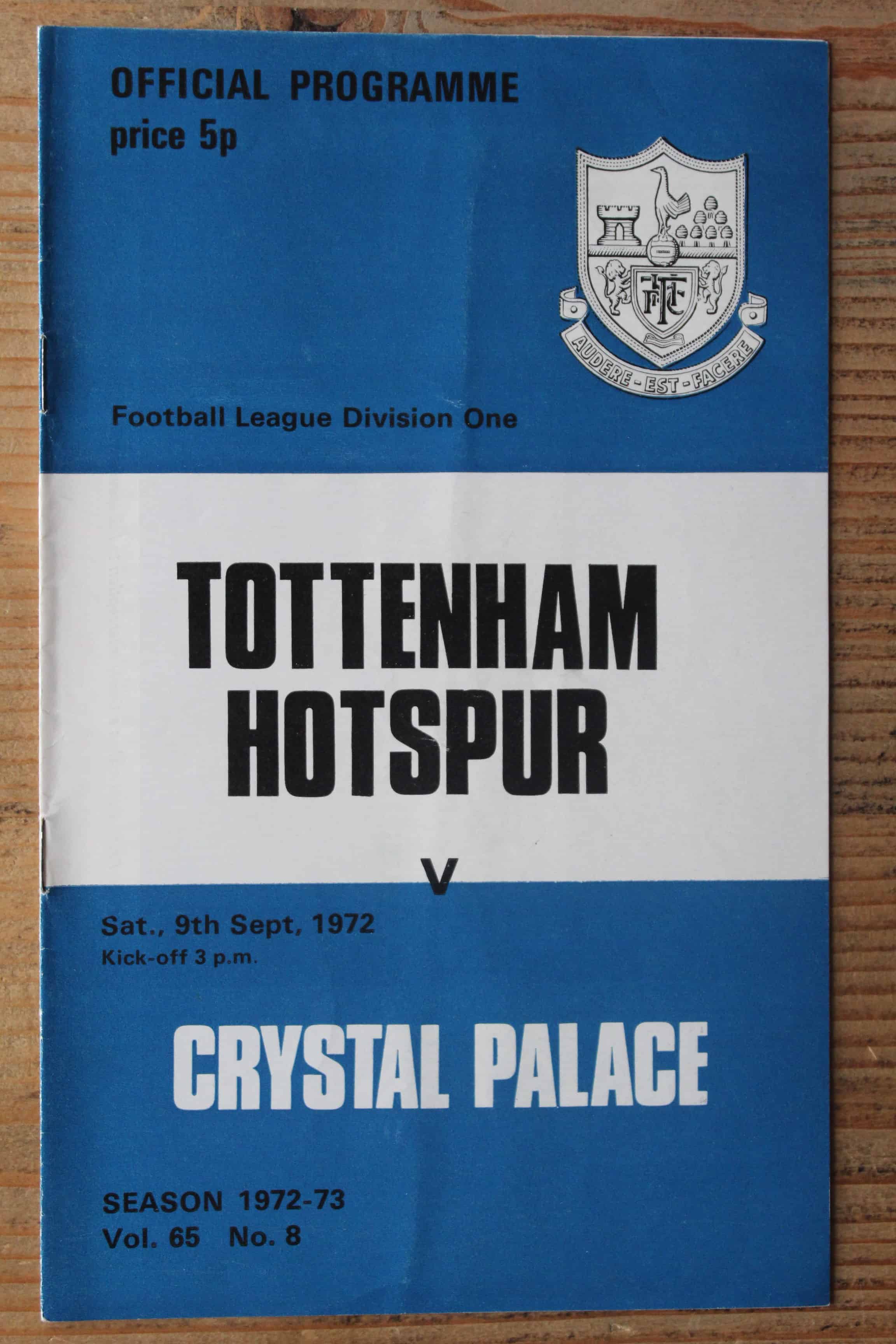 Tottenham Hotspur FC v Crystal Palace FC