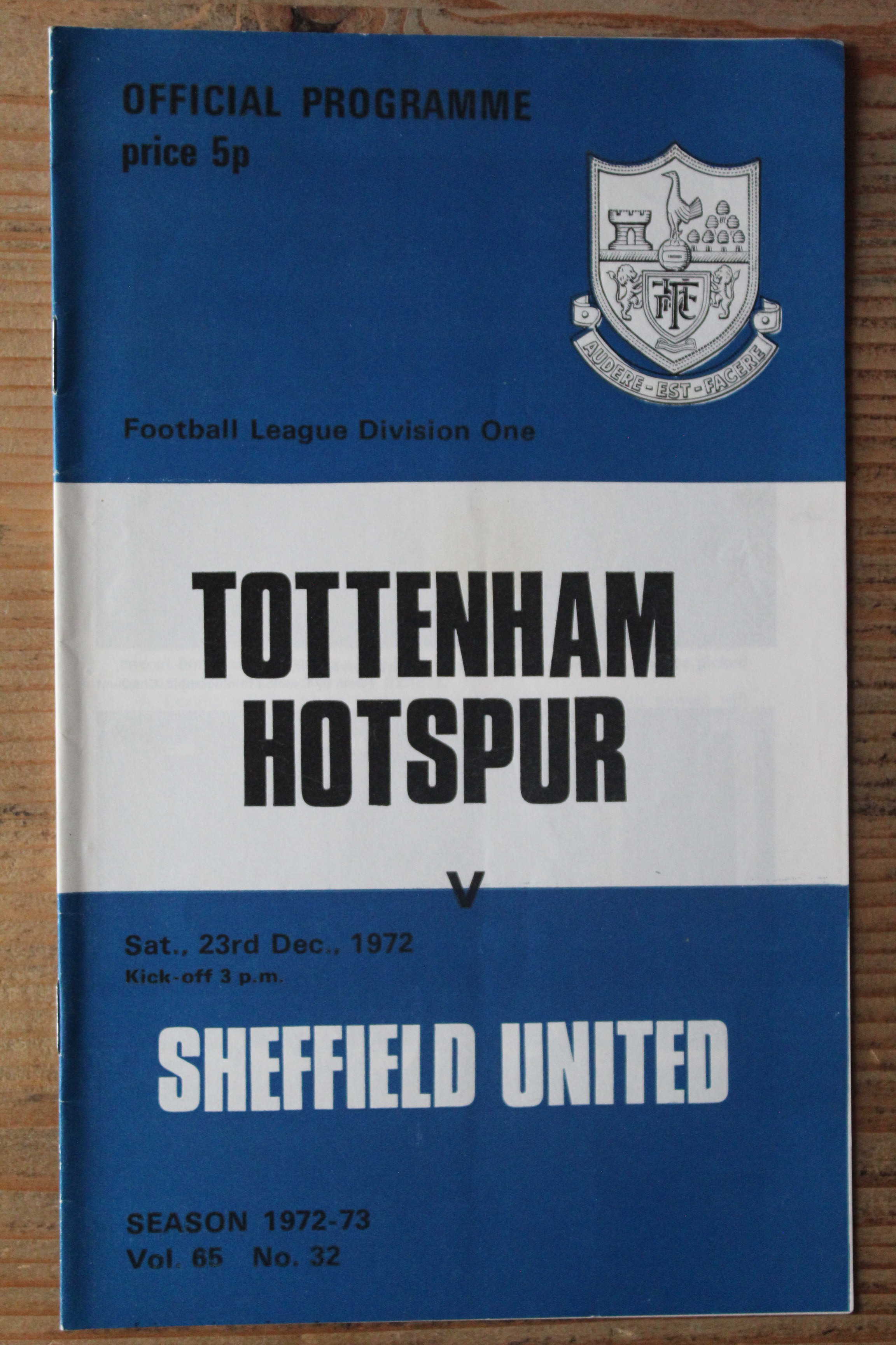 Tottenham Hotspur FC v Sheffield United FC