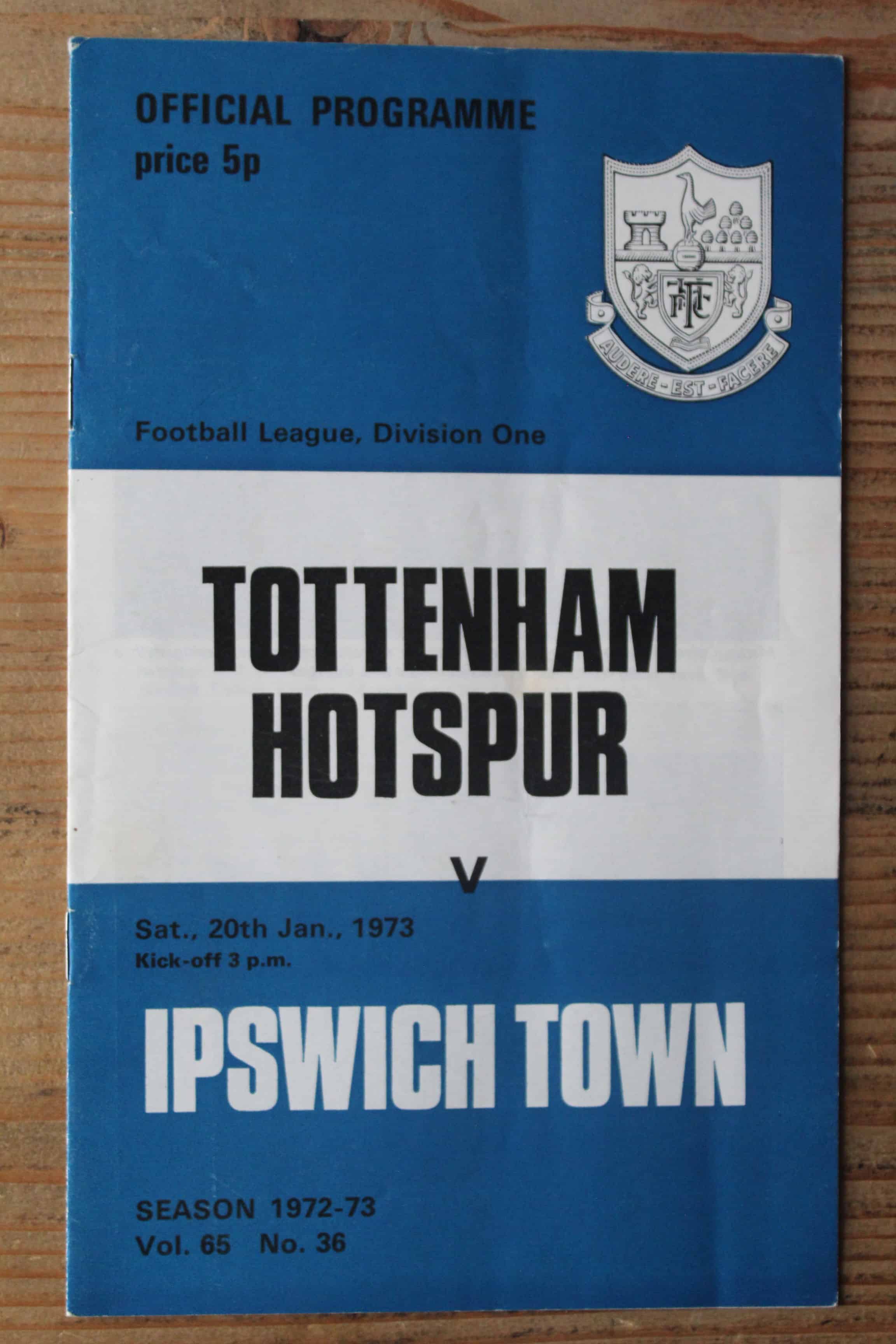 Tottenham Hotspur FC v Ipswich Town FC