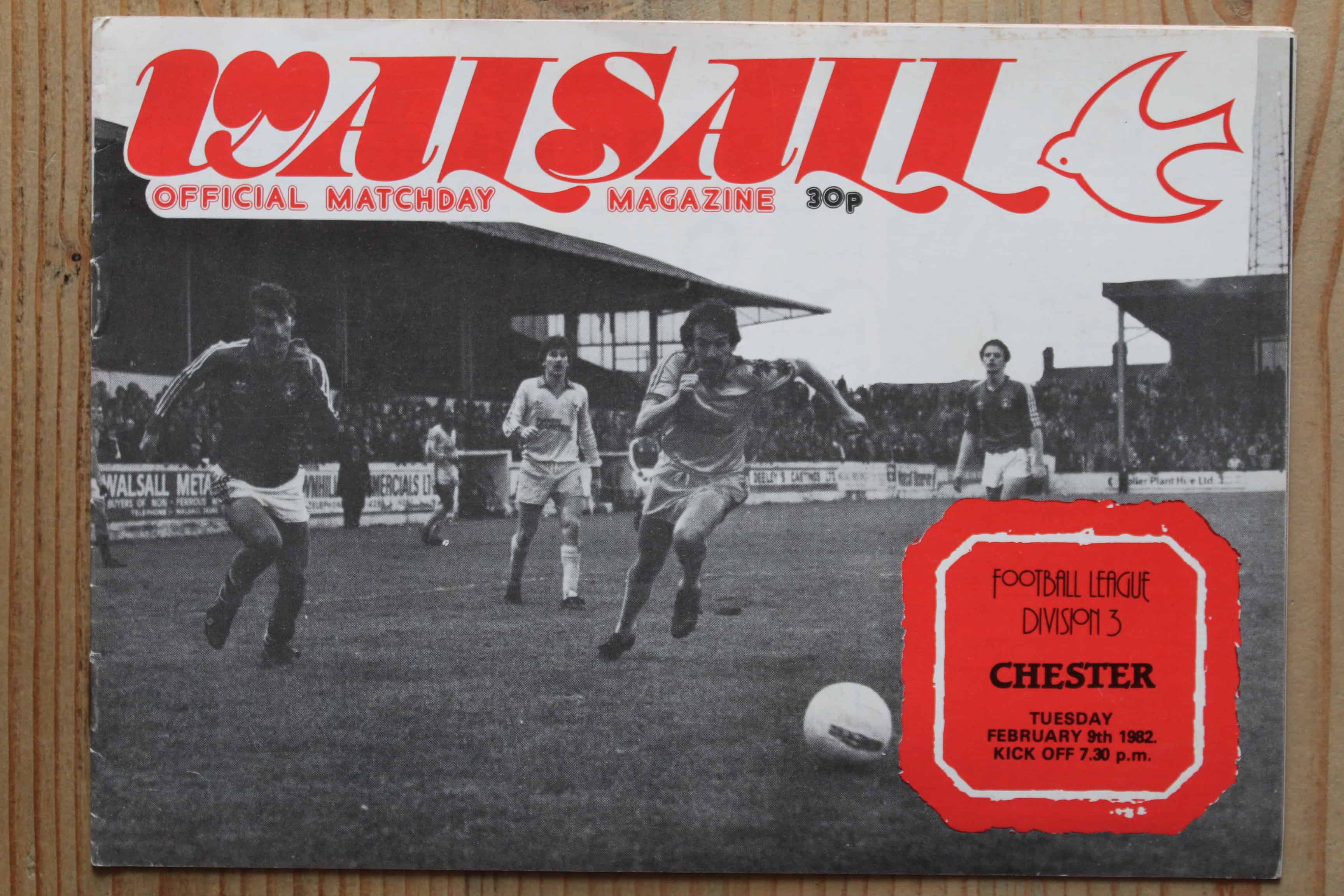 Walsall FC v Chester City FC