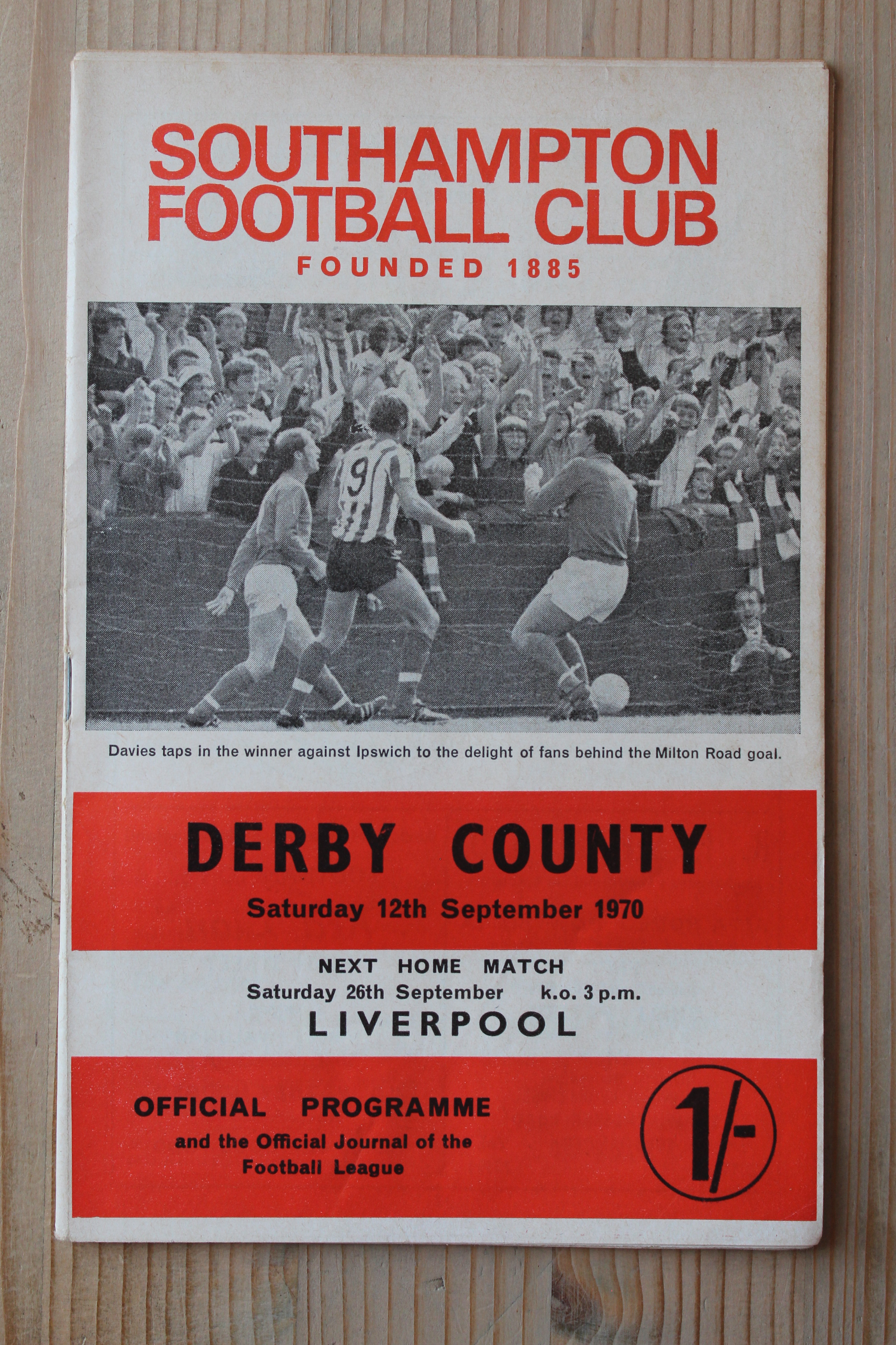 Southampton FC v Derby County FC