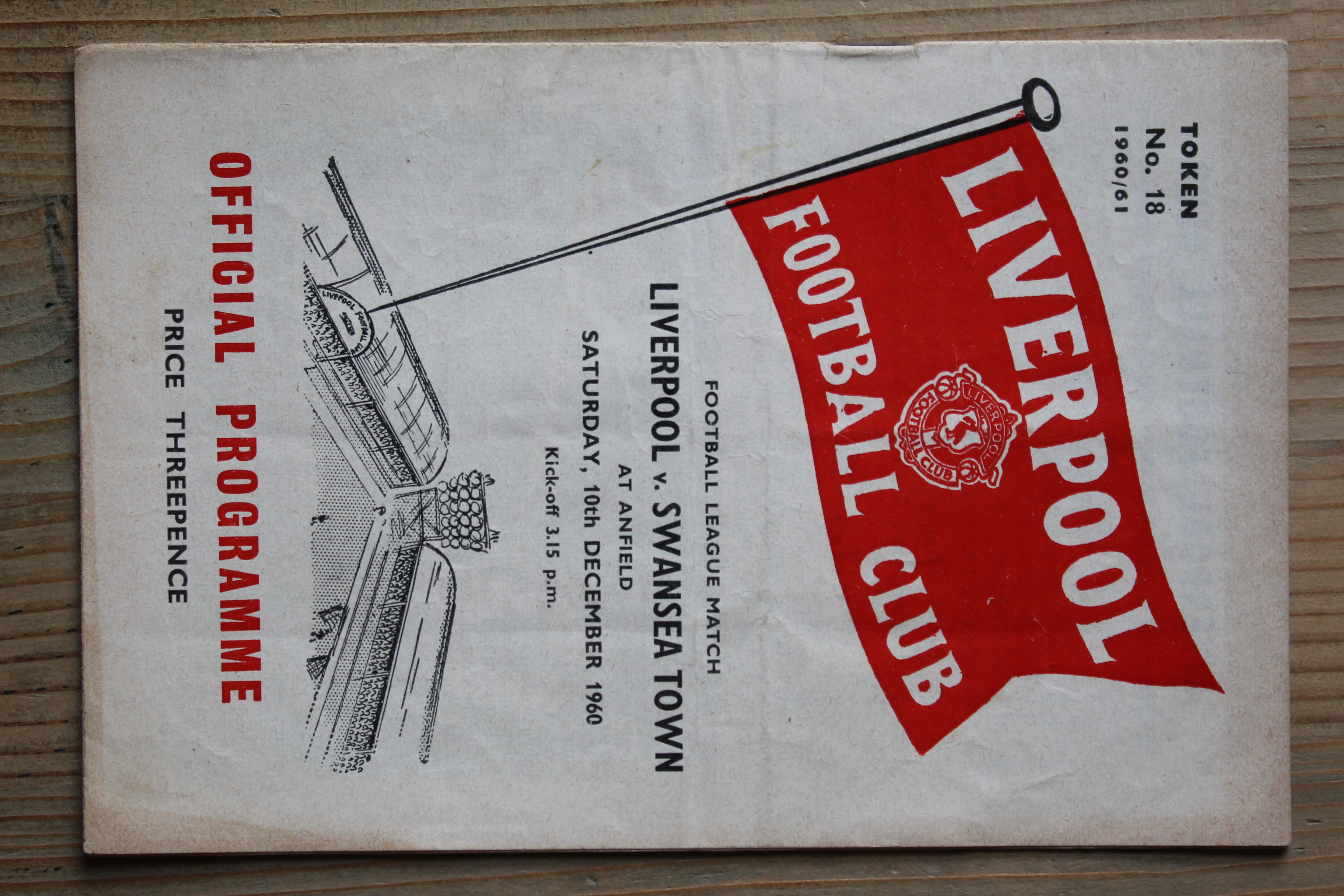 Liverpool FC v Swansea Town