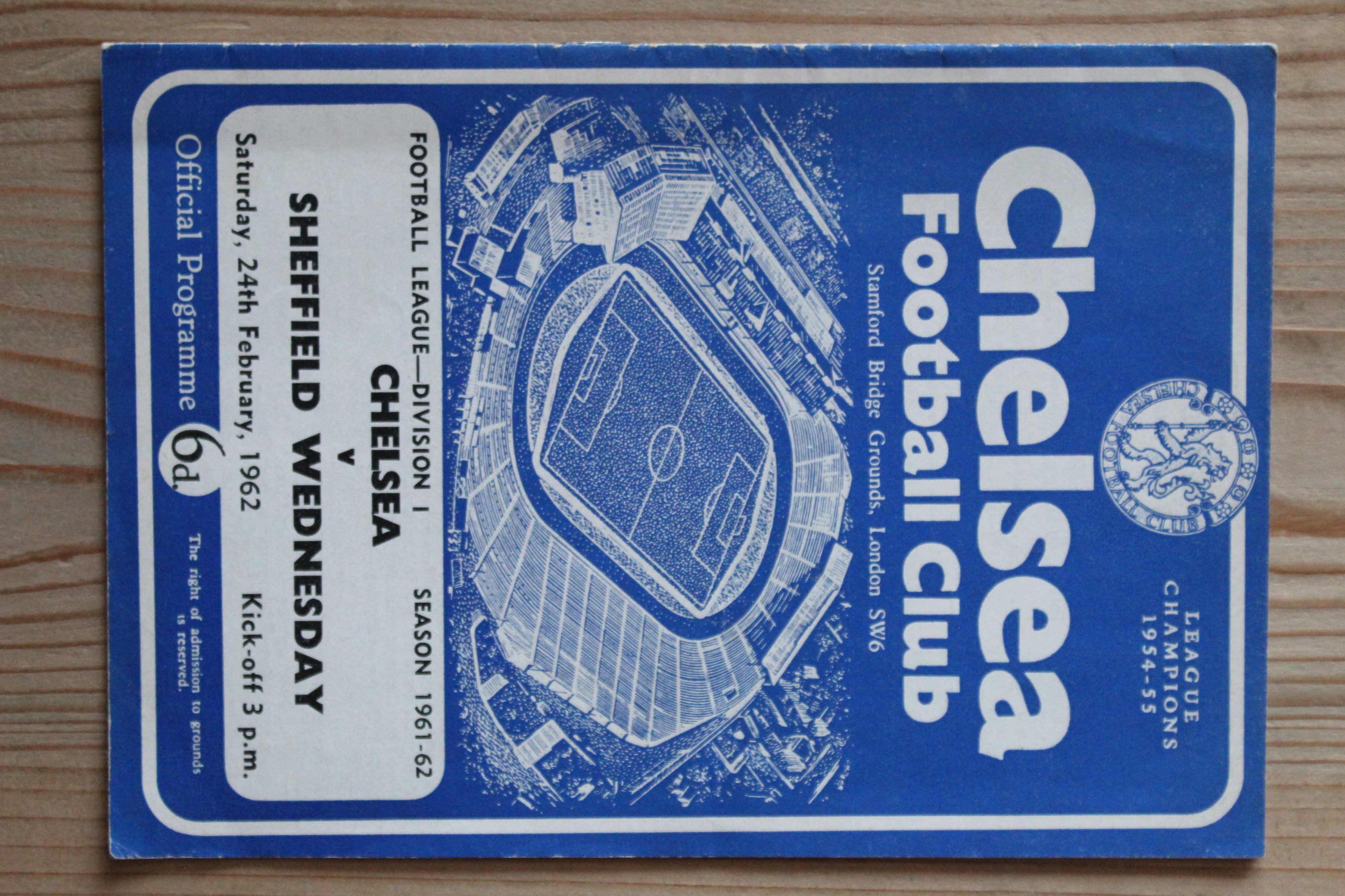 Chelsea FC v Sheffield Wednesday FC 