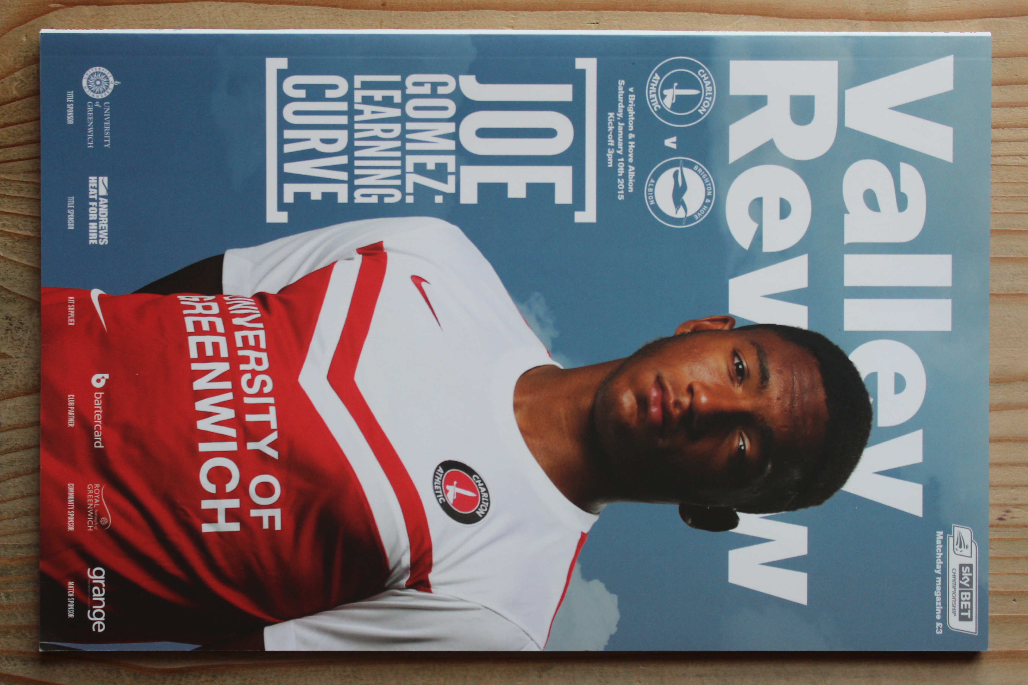 Charlton Athletic FC v Brighton & Hove Albion FC