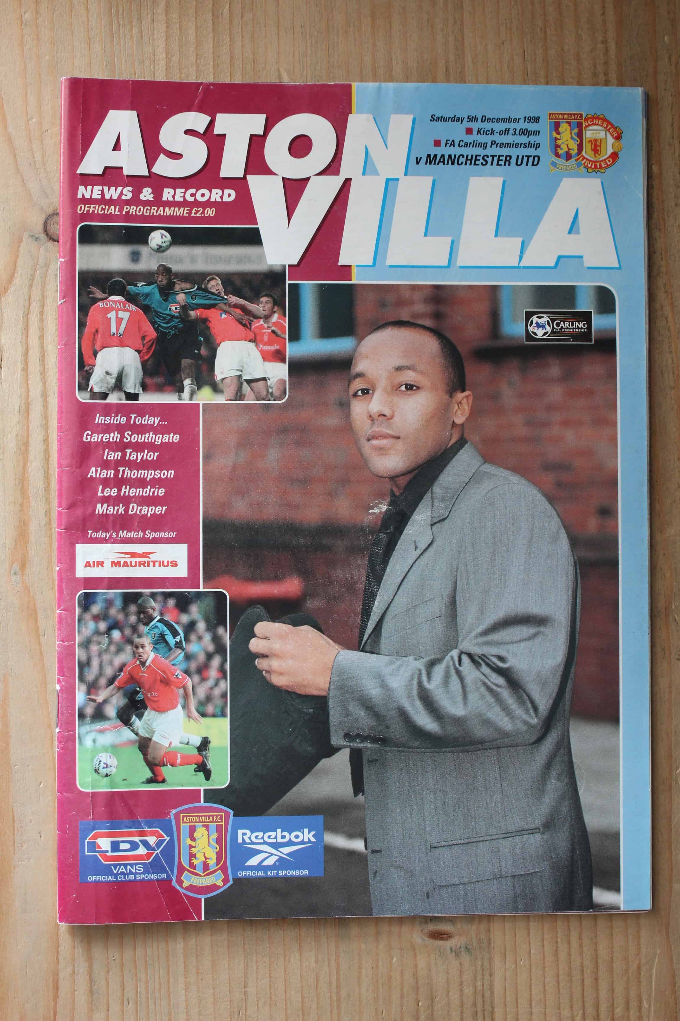 Aston Villa FC v Manchester United FC
