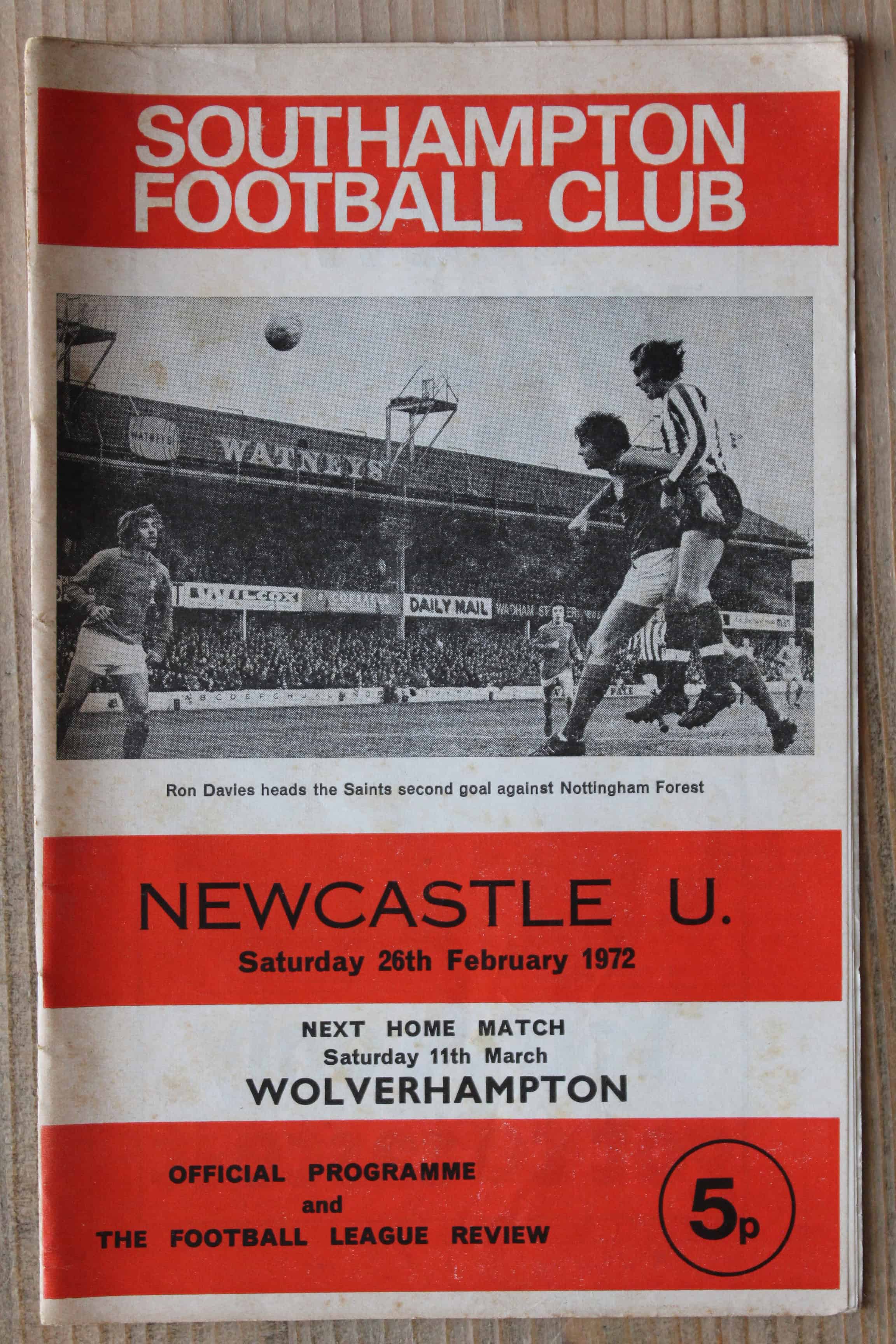 Southampton FC v Newcastle United FC