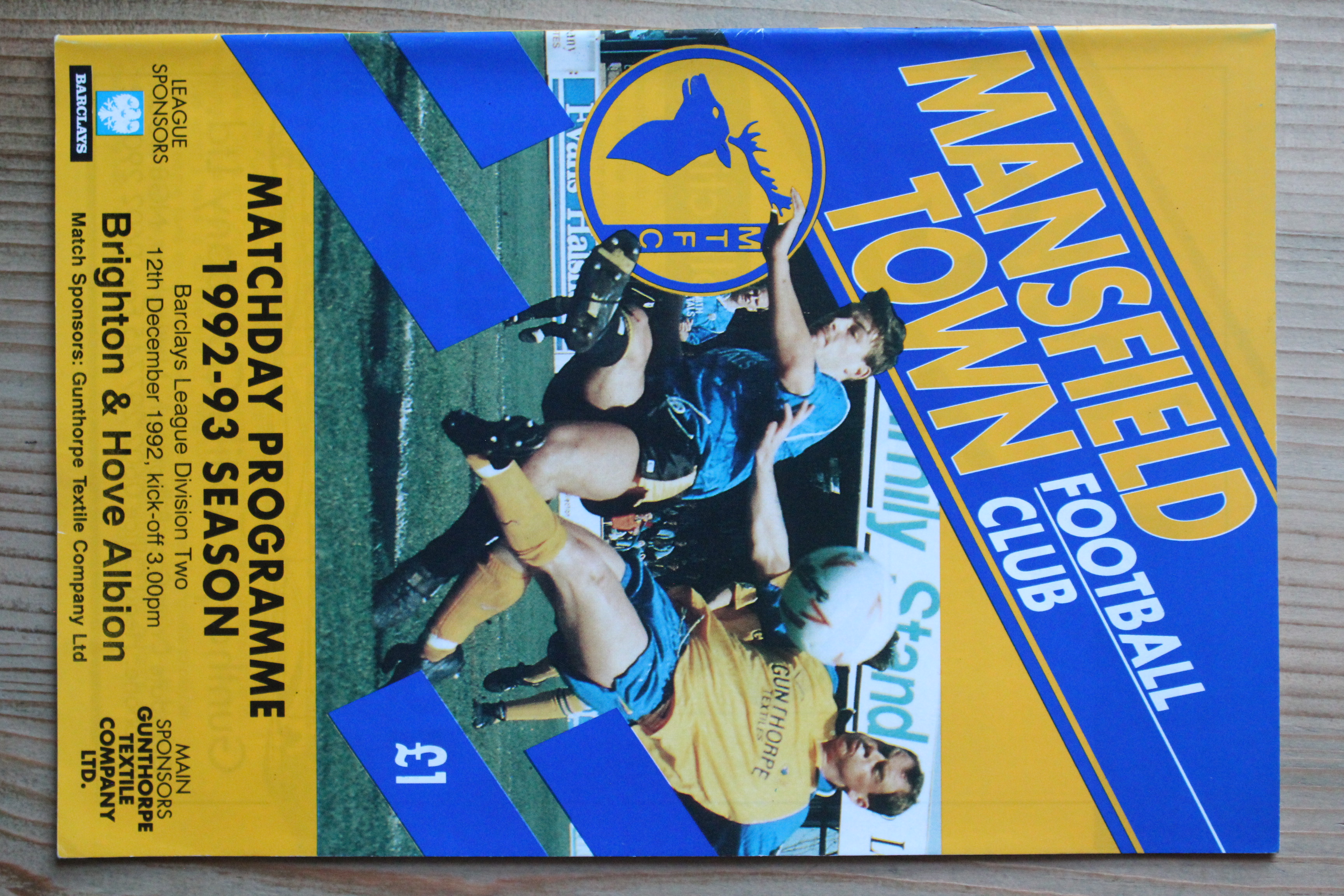 Mansfield Town FC v Brighton & Hove Albion FC