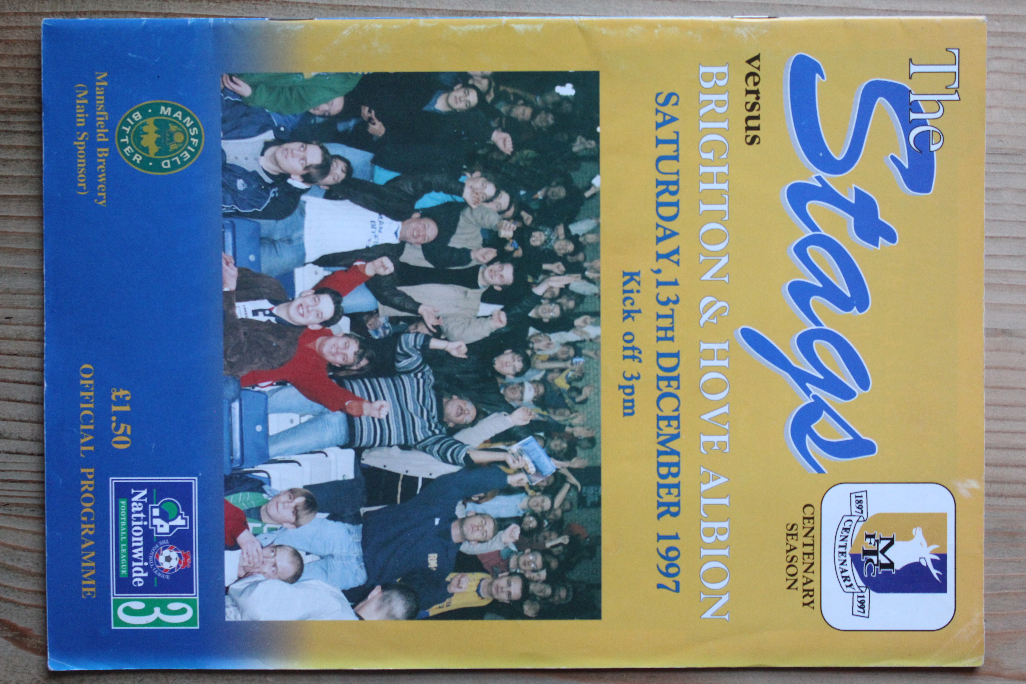 Mansfield Town FC v Brighton & Hove Albion FC