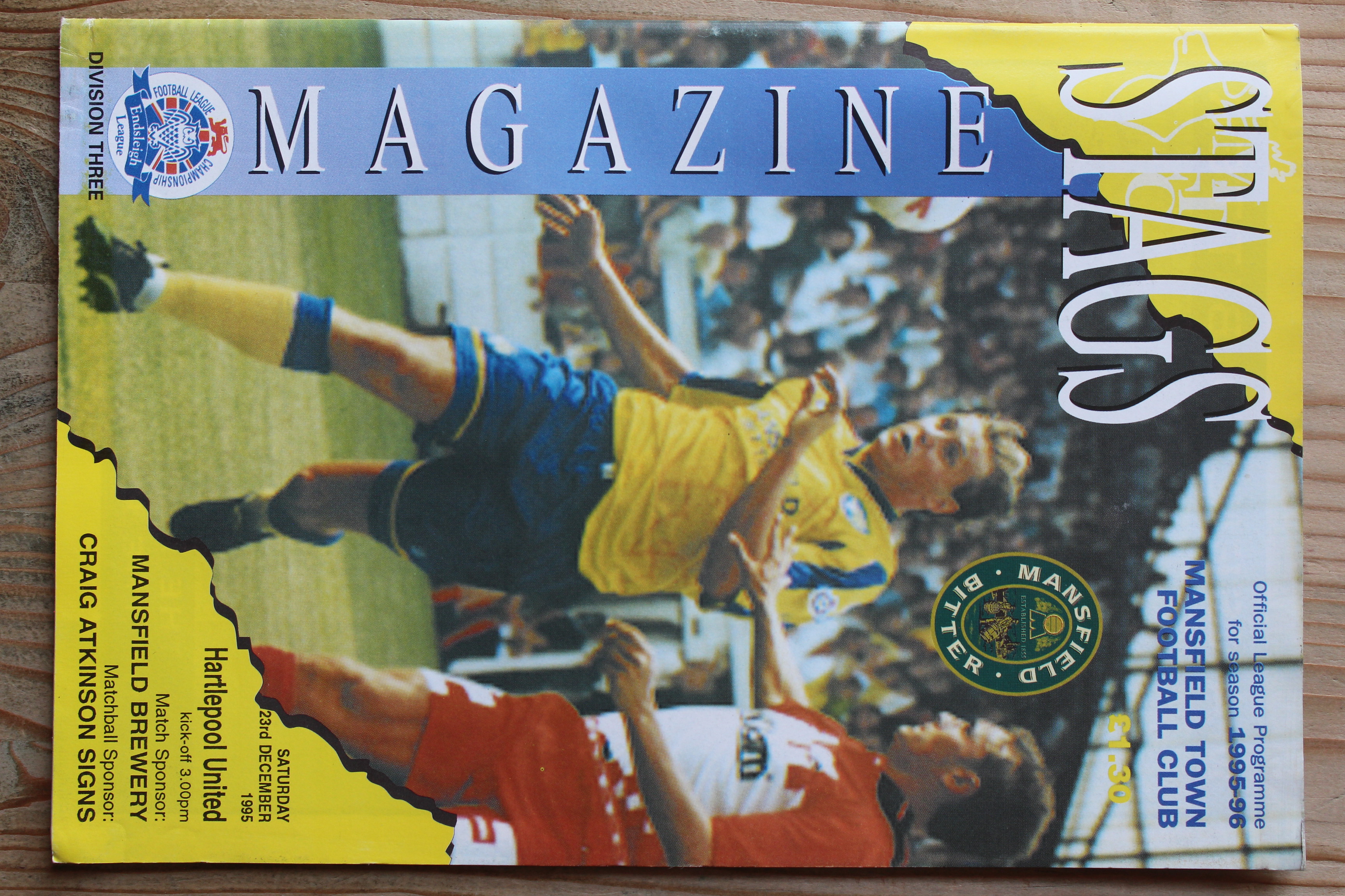 Mansfield Town FC v Exeter City FC