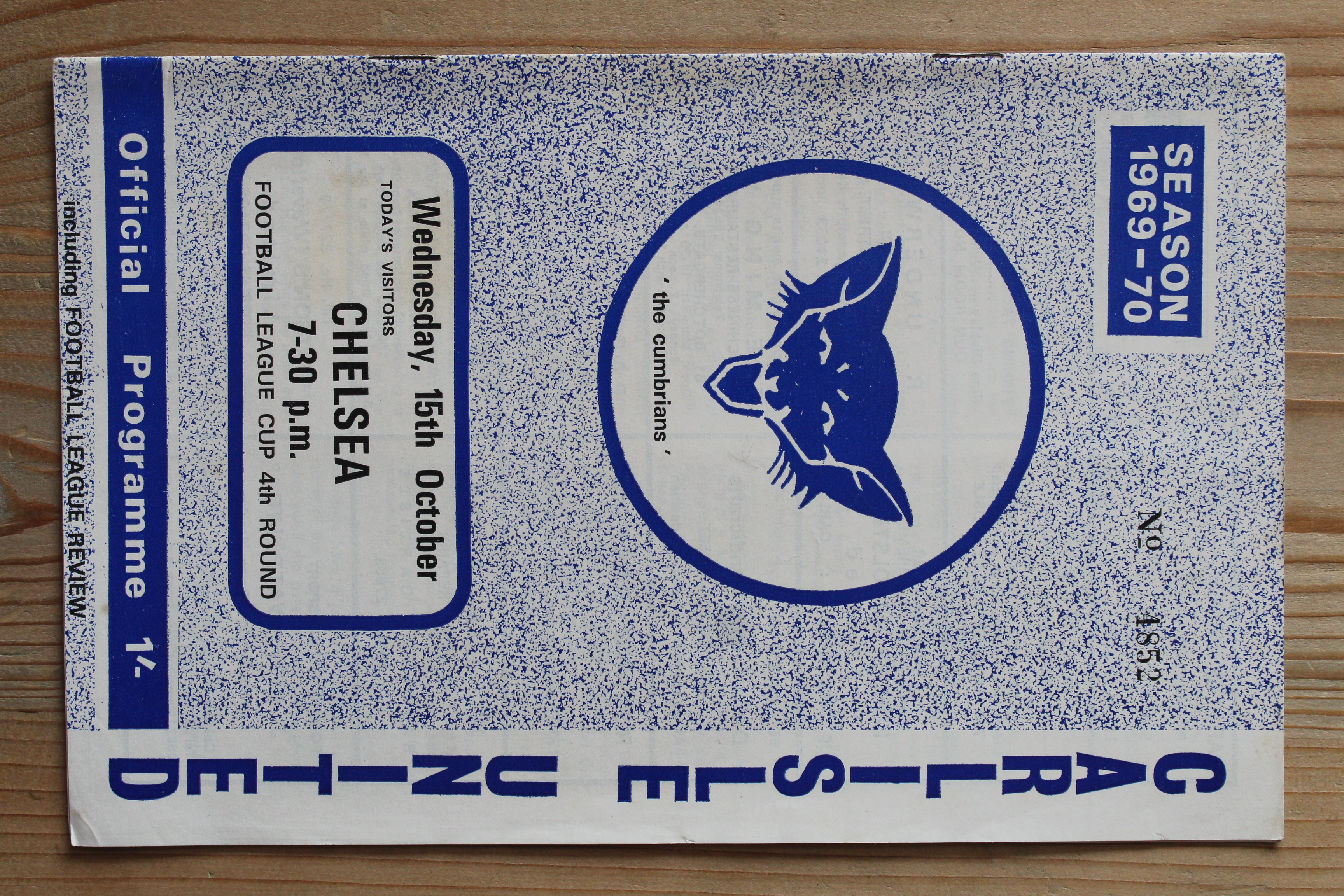 Carlisle United FC v Chelsea FC