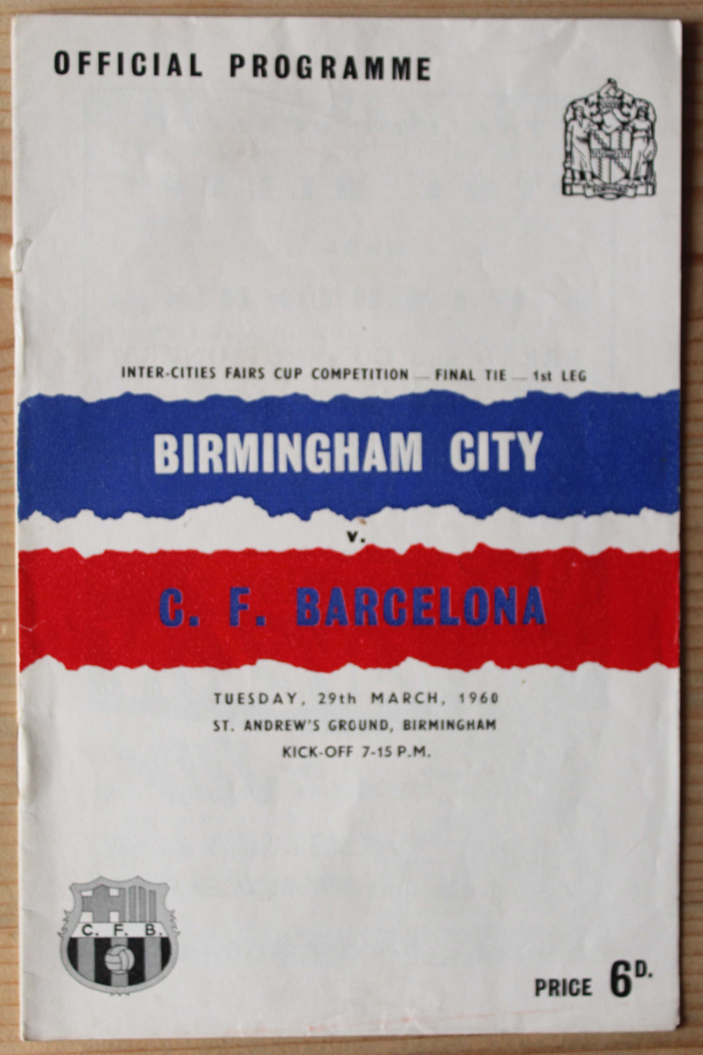 Birmingham City FC v Barcelona