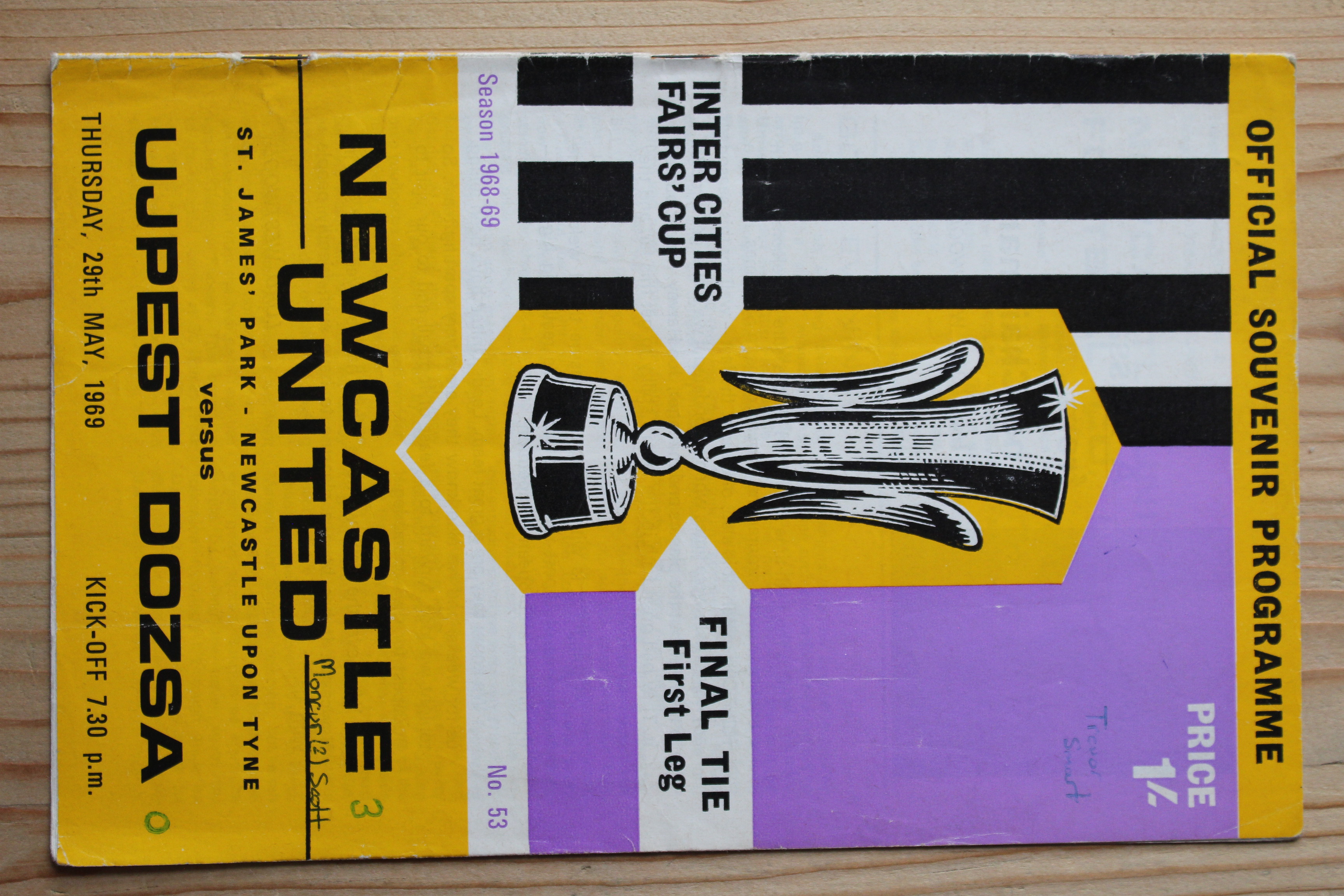Newcastle United FC v Ujpest Dozsa