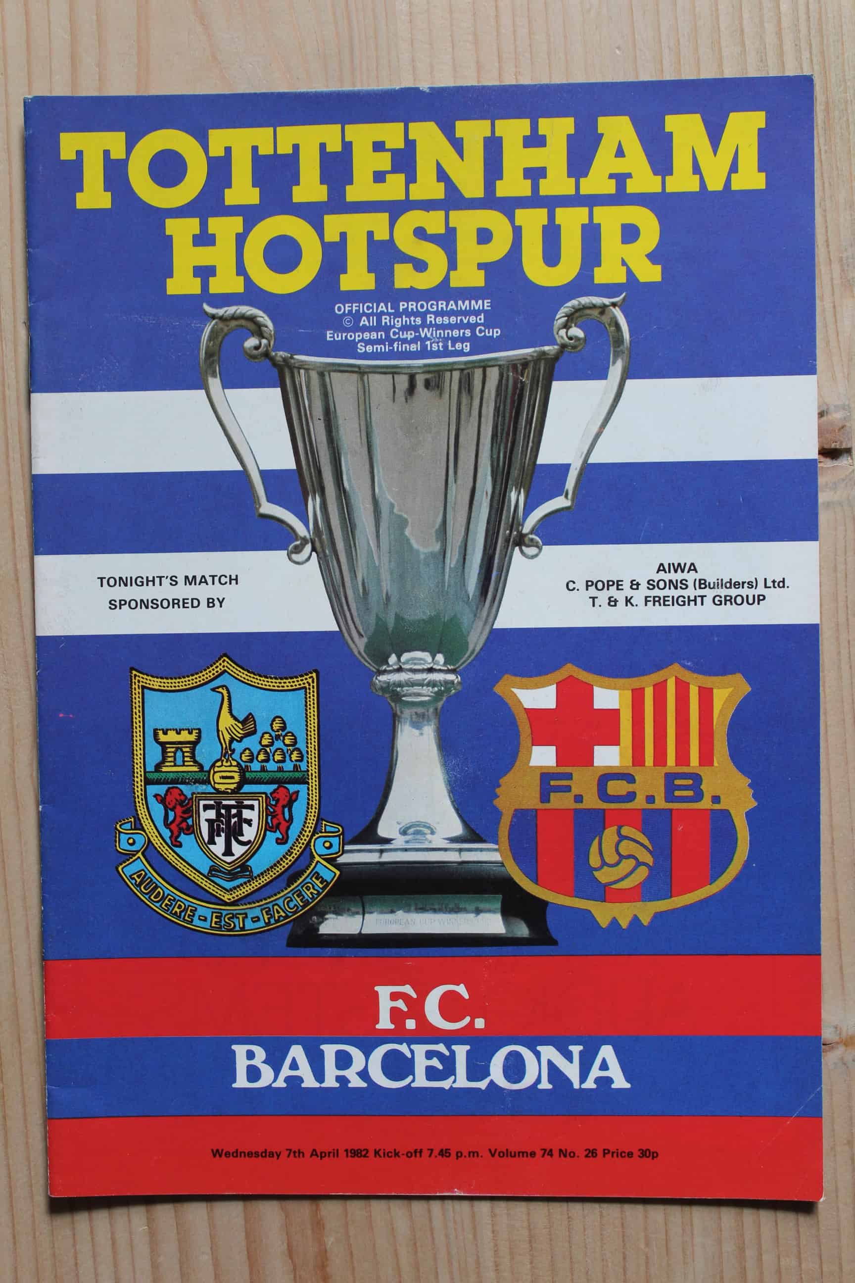 Tottenham Hotspur FC v Barcelona