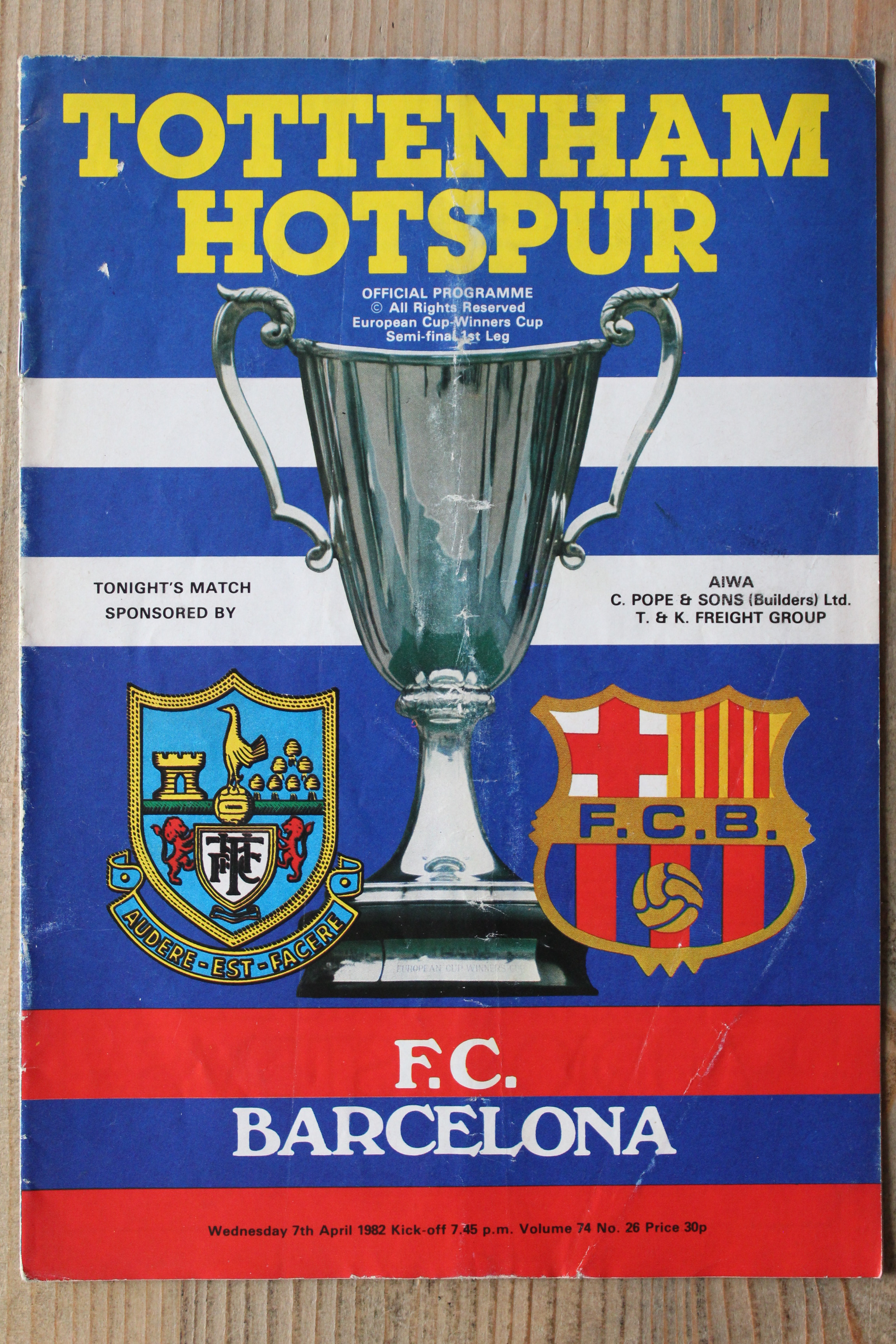 Tottenham Hotspur FC v Barcelona