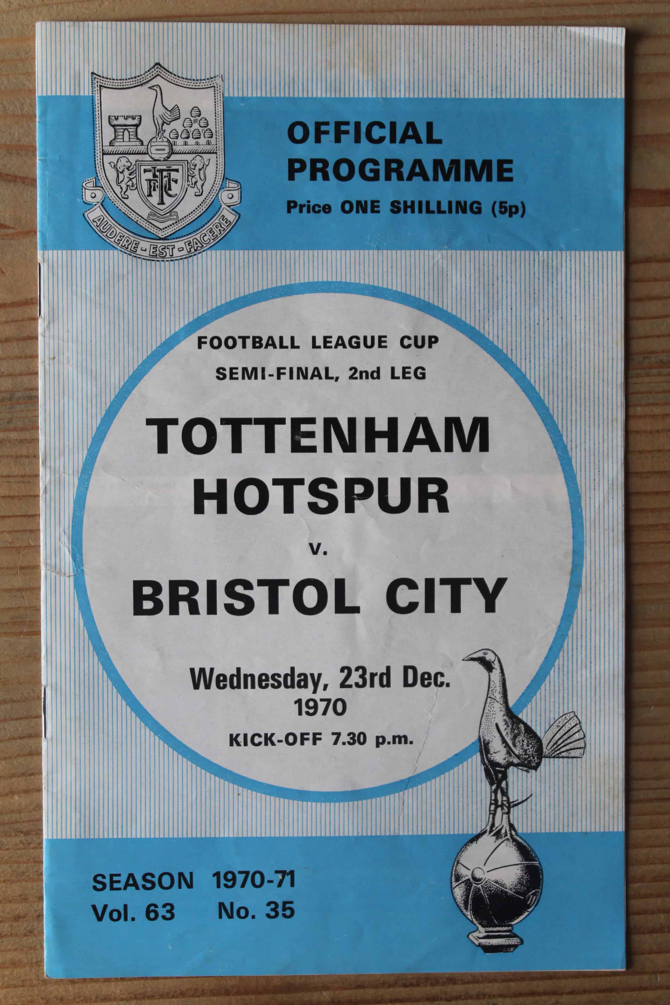 Tottenham Hotspur FC v Bristol City FC